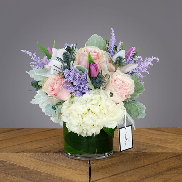 Cuteness  - This soft gentle pastel bloom arrangement is perfect for any occasion. Say it with flowers!
