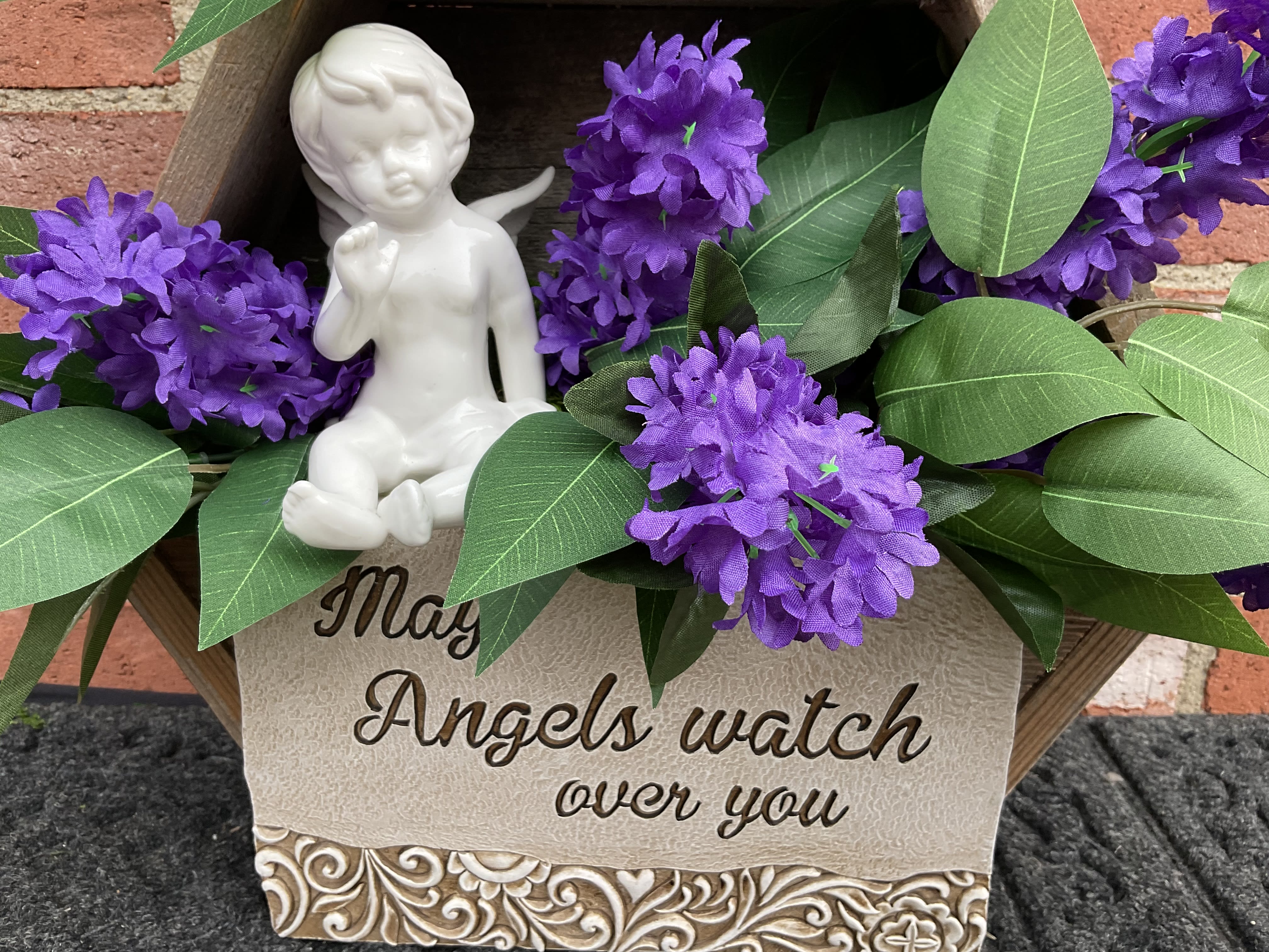Silk Guardian Angel Keepsake Box in Saint Marys, WV The Greenhouse, Inc.
