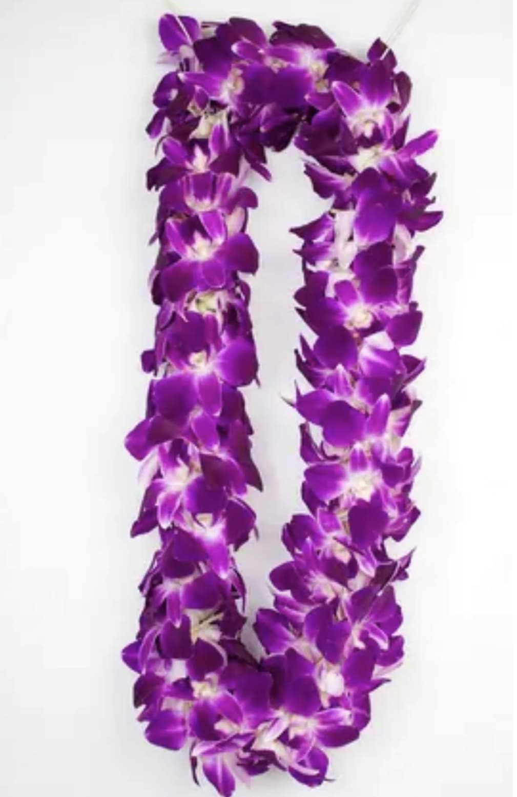 Purple orchid lei in Los Angeles, CA Brenda’s Beauty Flowers