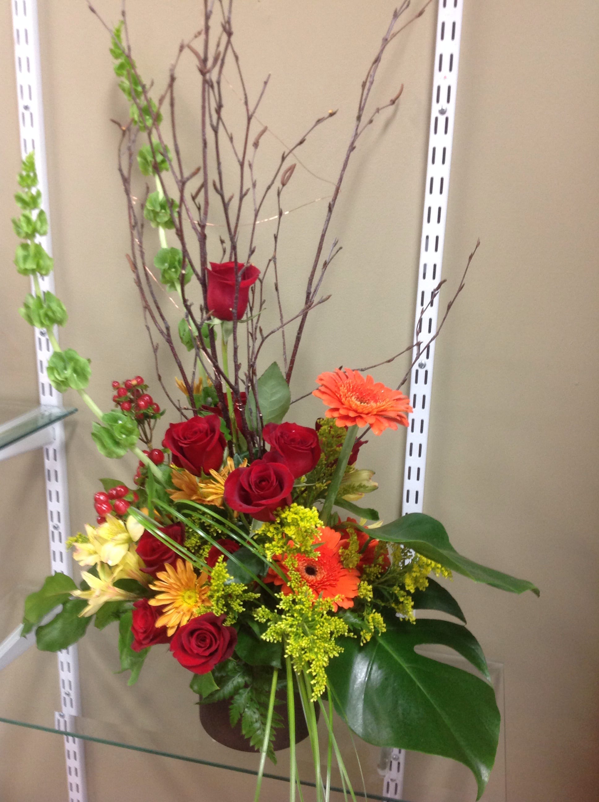 Taste of the woods - Fall colored arrangement
