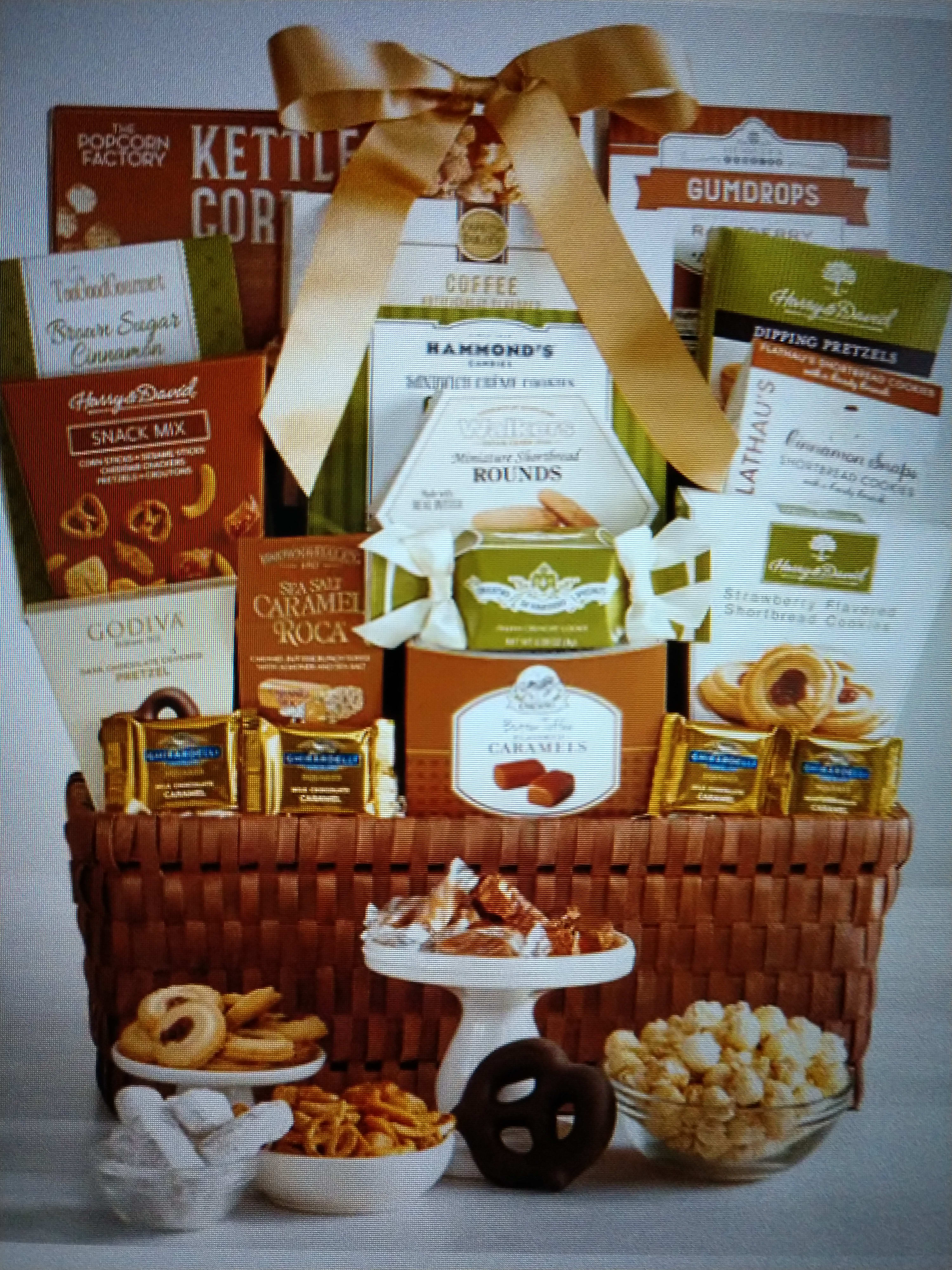 Classic Deluxe Balsam gift basket supreme by Colwell Flower Shop