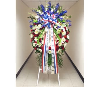 GRAND PATRIOTIC WREATH - PREMIUM [TT-ANC10P] -     As Shown : TT-ANC10P 