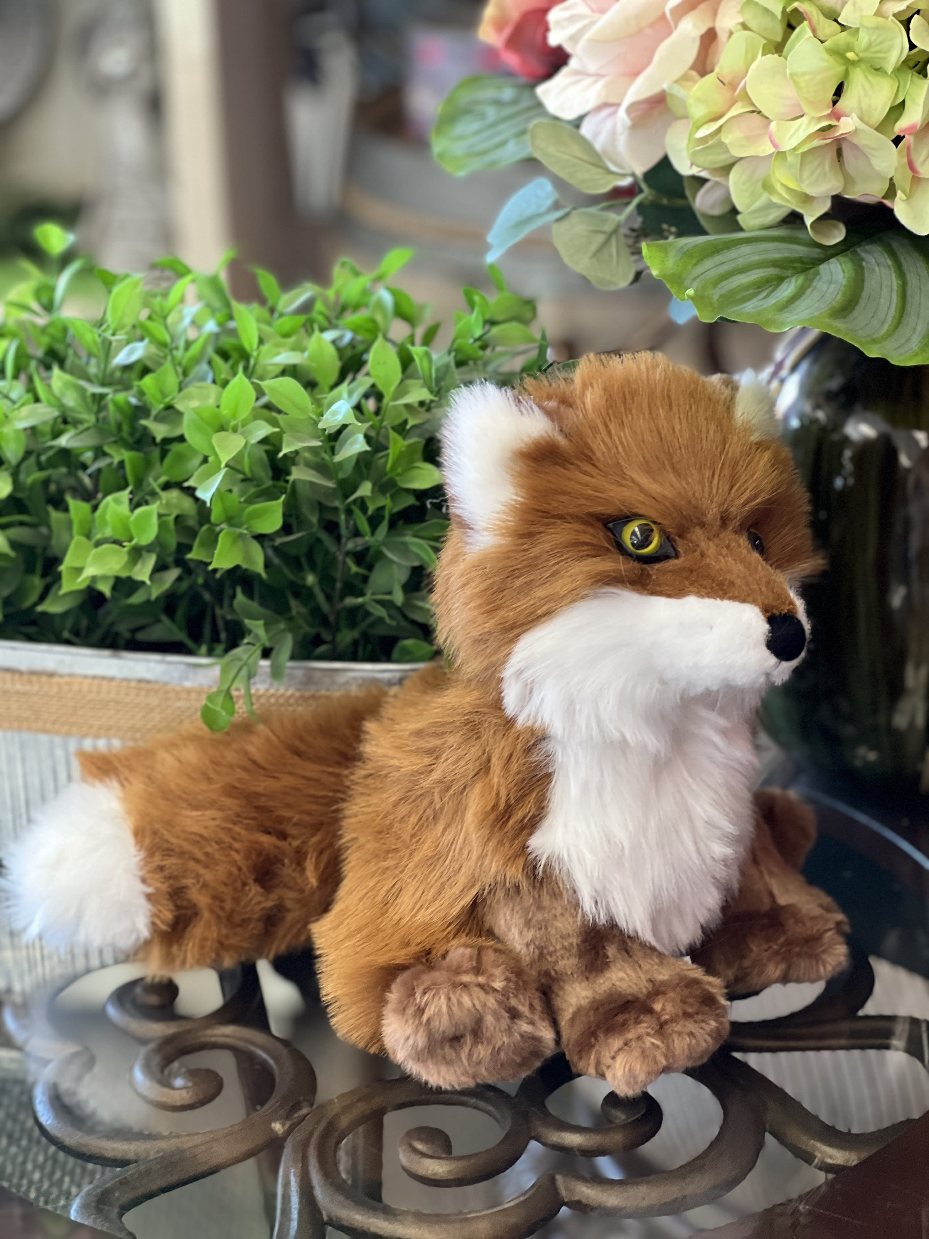 Fox By Portland Plush Fox By Portland Plush - Deisgned by Portland Plush, this fox sits approx 10" tall and is very soft and fluffy.