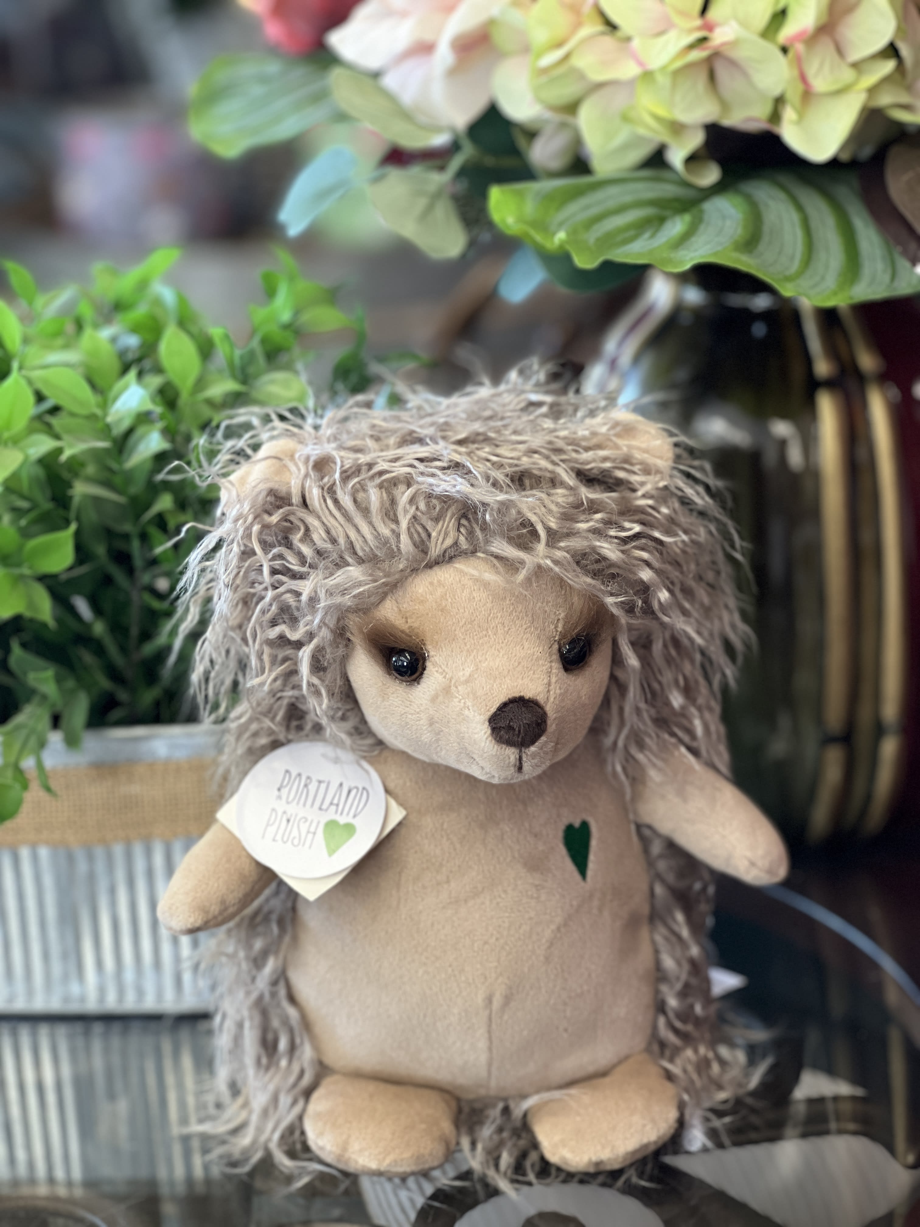 Harriet The Hedghog By Portland Plush - Another soft, premium stuffy by Portland Plush, sitting at 10 Inches Tall
