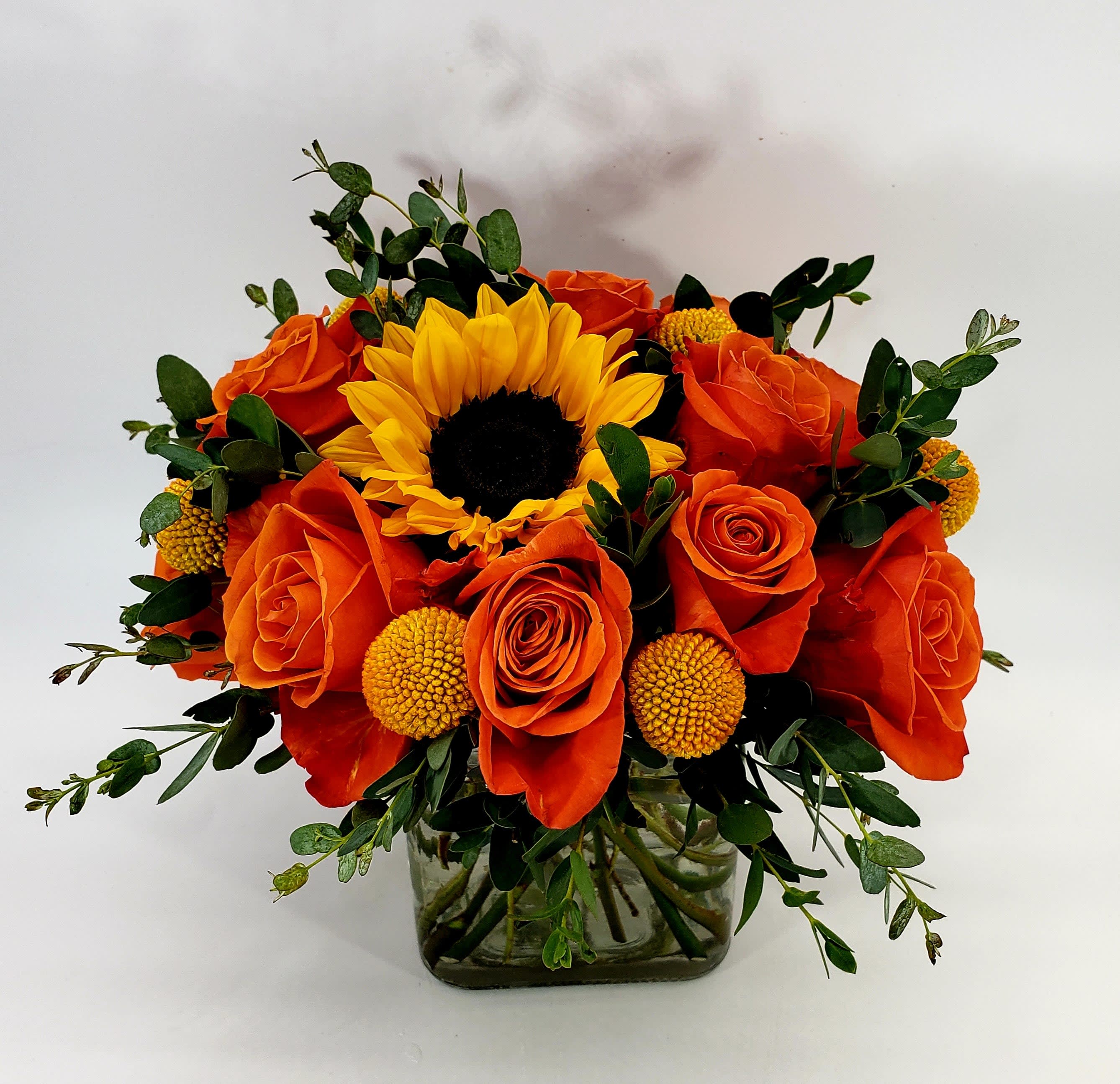 orange thanksgiving orange thanksgiving - orange roses sunflowers