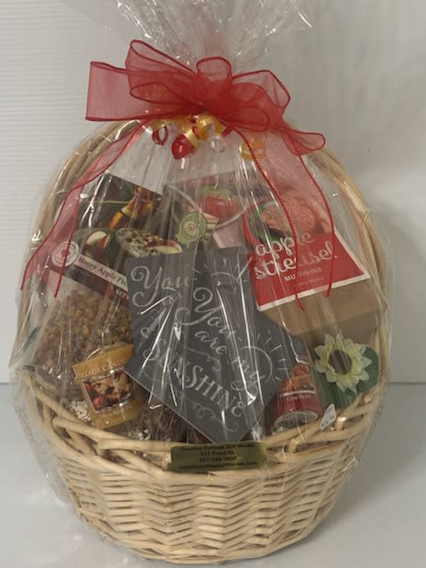 Sunshine Basket - Basket full of food items and special gift items to brighten someones day