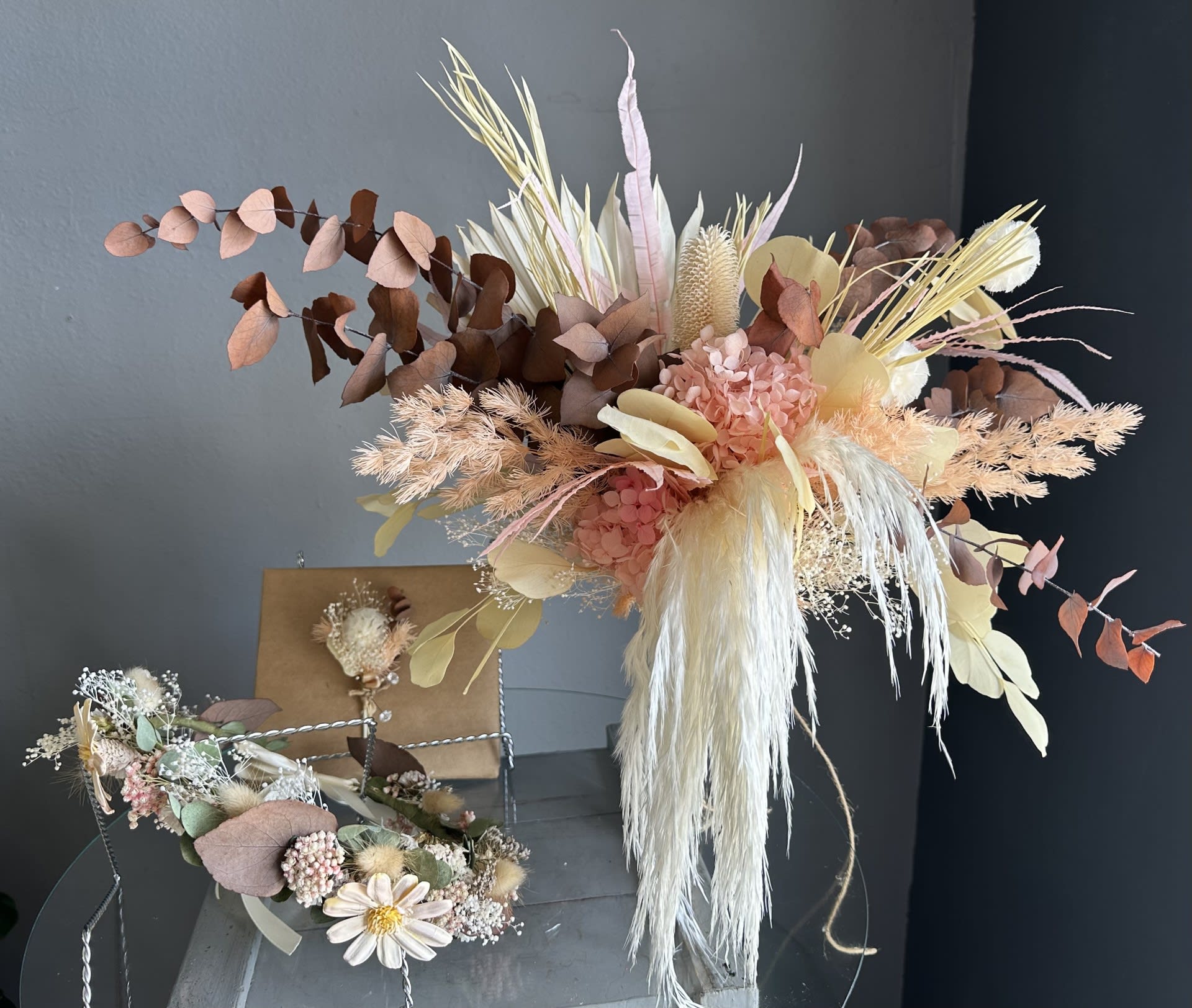 Dried Bohemian Wedding Set in Orange CA The Dizzy Daisy