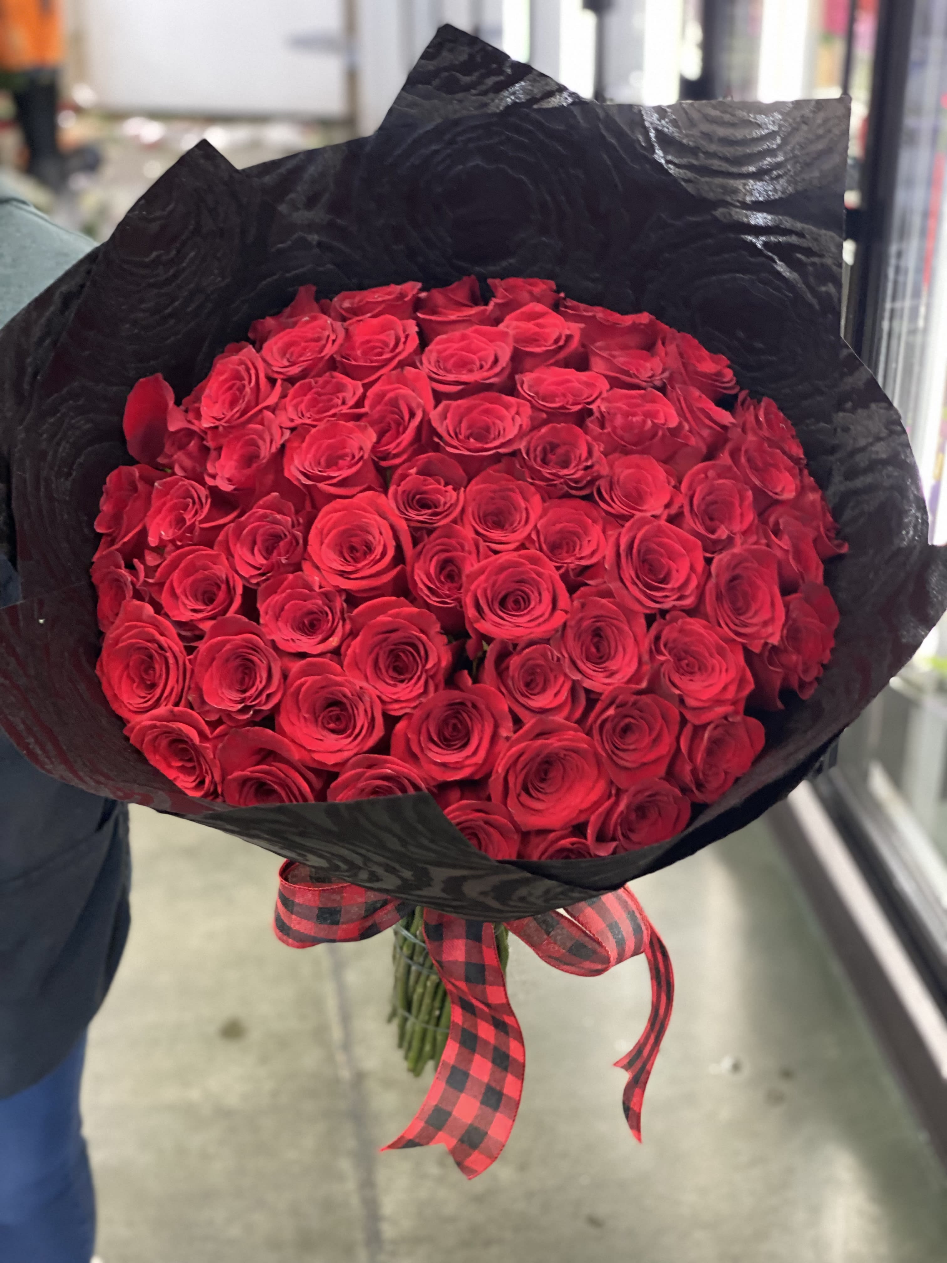 Large Pure Rose Bouquet by Lupita's Floral Shop