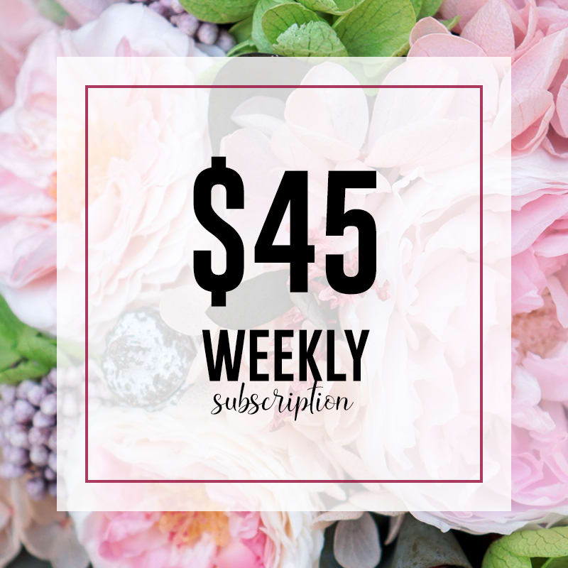 Weekly Subscription - $45 - Weekly Subscription - $45