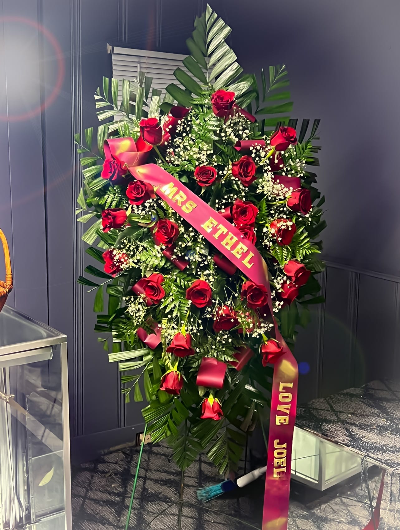 Rose Standing Spray - You can’t beat roses. We believe this beautiful piece speaks for itself.