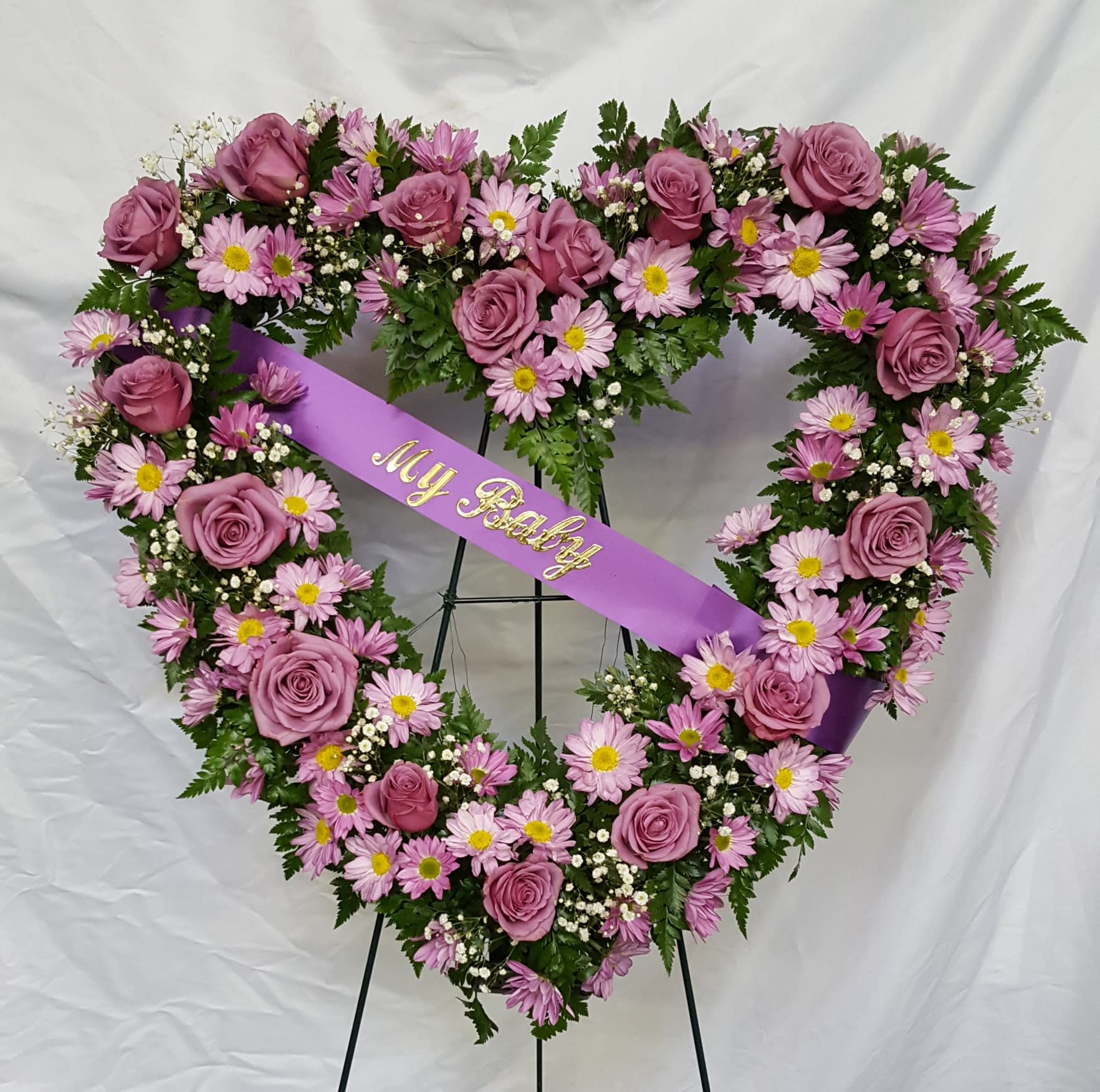 All My Heart Standing Wreath