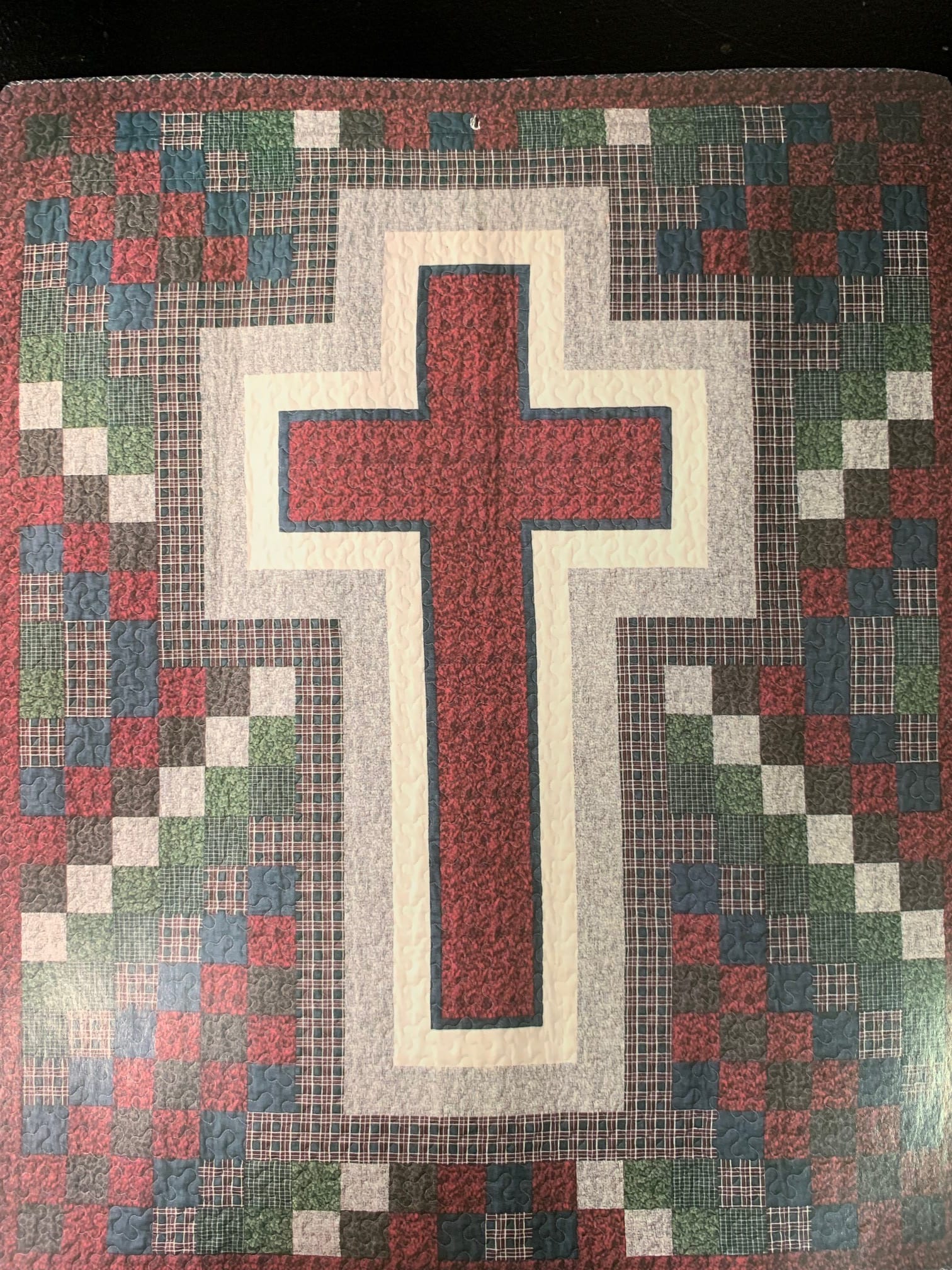 Sympathy Throw with Red Cross in Huntington, WV Archer's Flowers