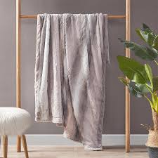 Ombre fur throw shop