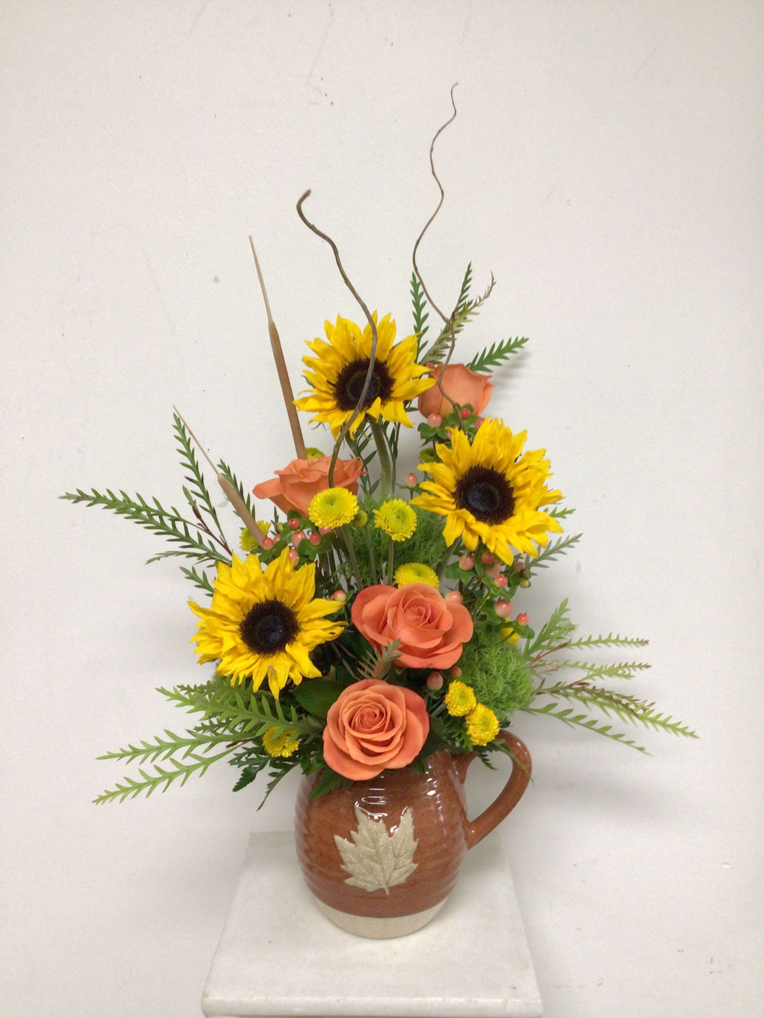 Fall Trio in Greensboro, NC Jordan House Flowers