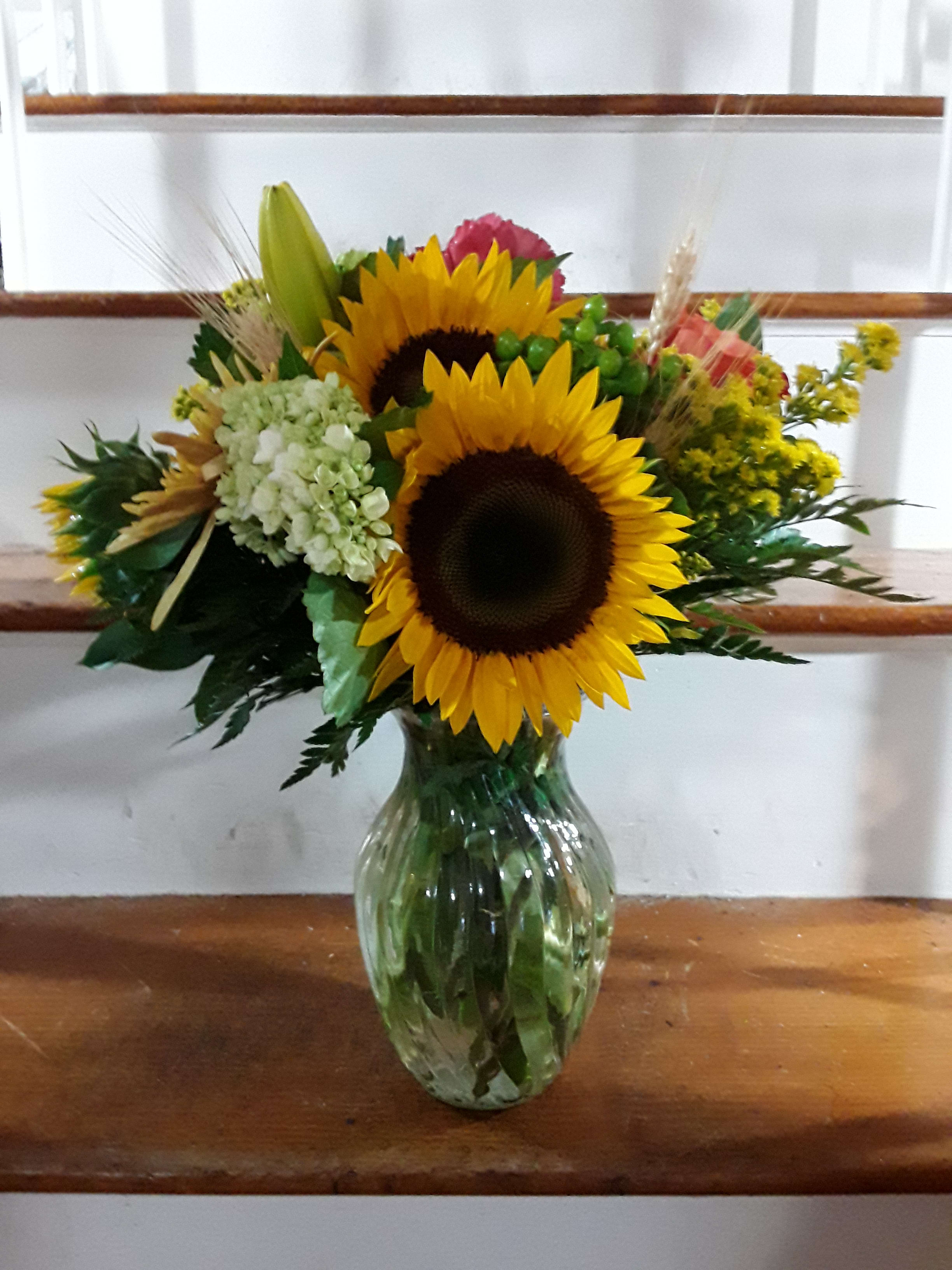 Sunflower Splendor Bouquet in Hampton Falls, NH Flowers by Marianne