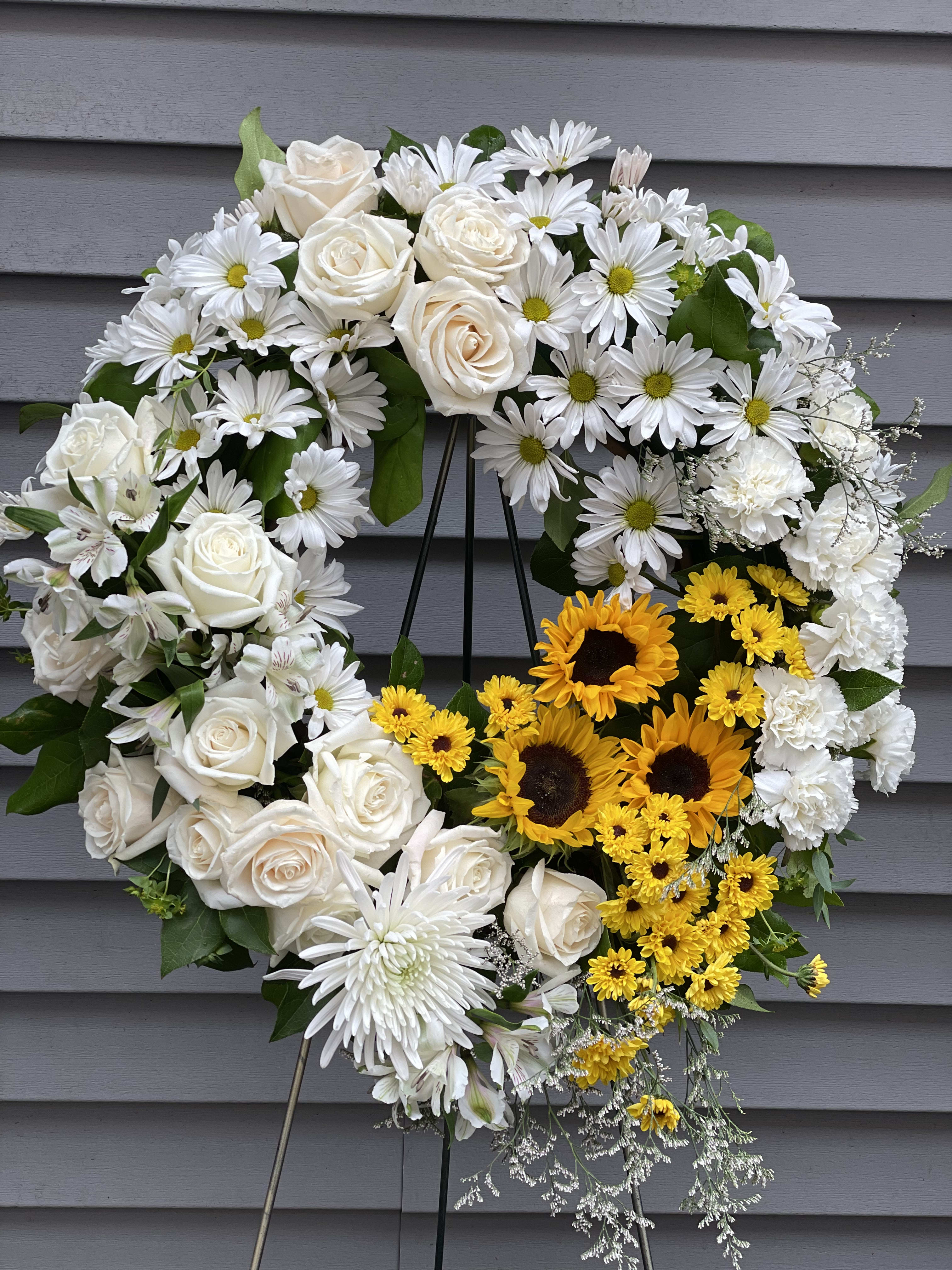 Sympathy with Sunflowers in Fairport, NY Claudia O'Hara Floral Design