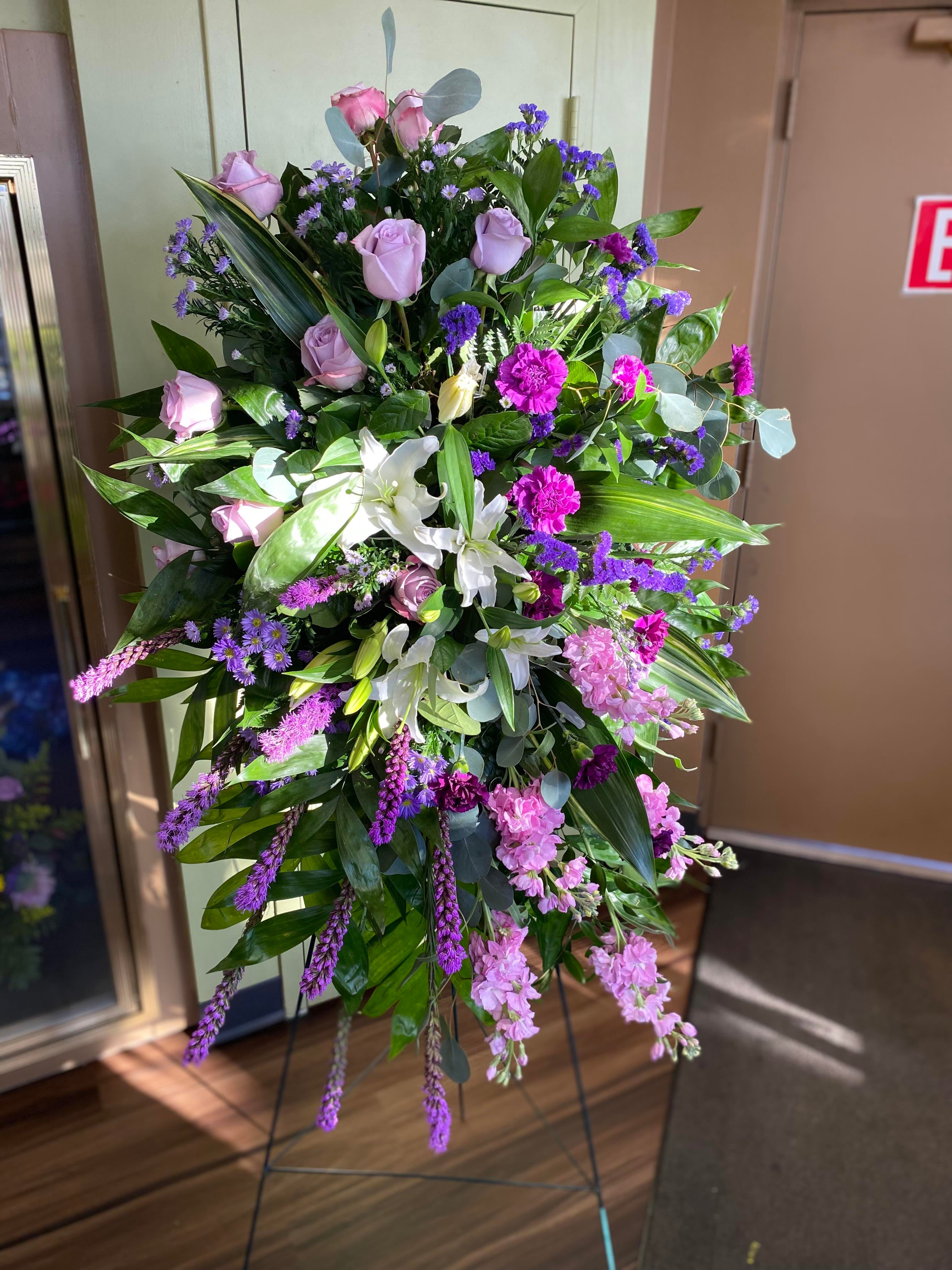 Sacred Garden Spray in High Point, NC Llanes Flower Shop, LLC