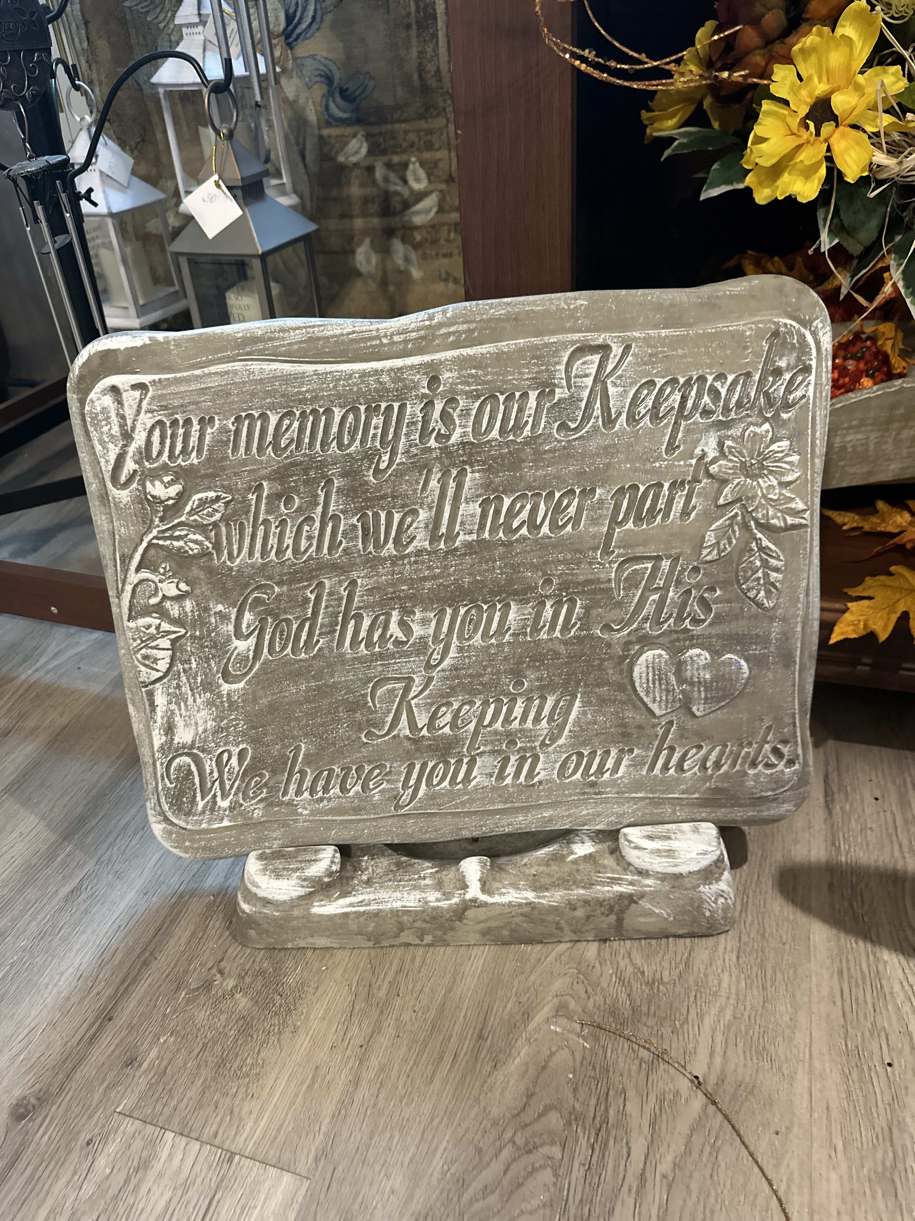 memory stone memory stone - memory stone could have different phrases on them all for memorial