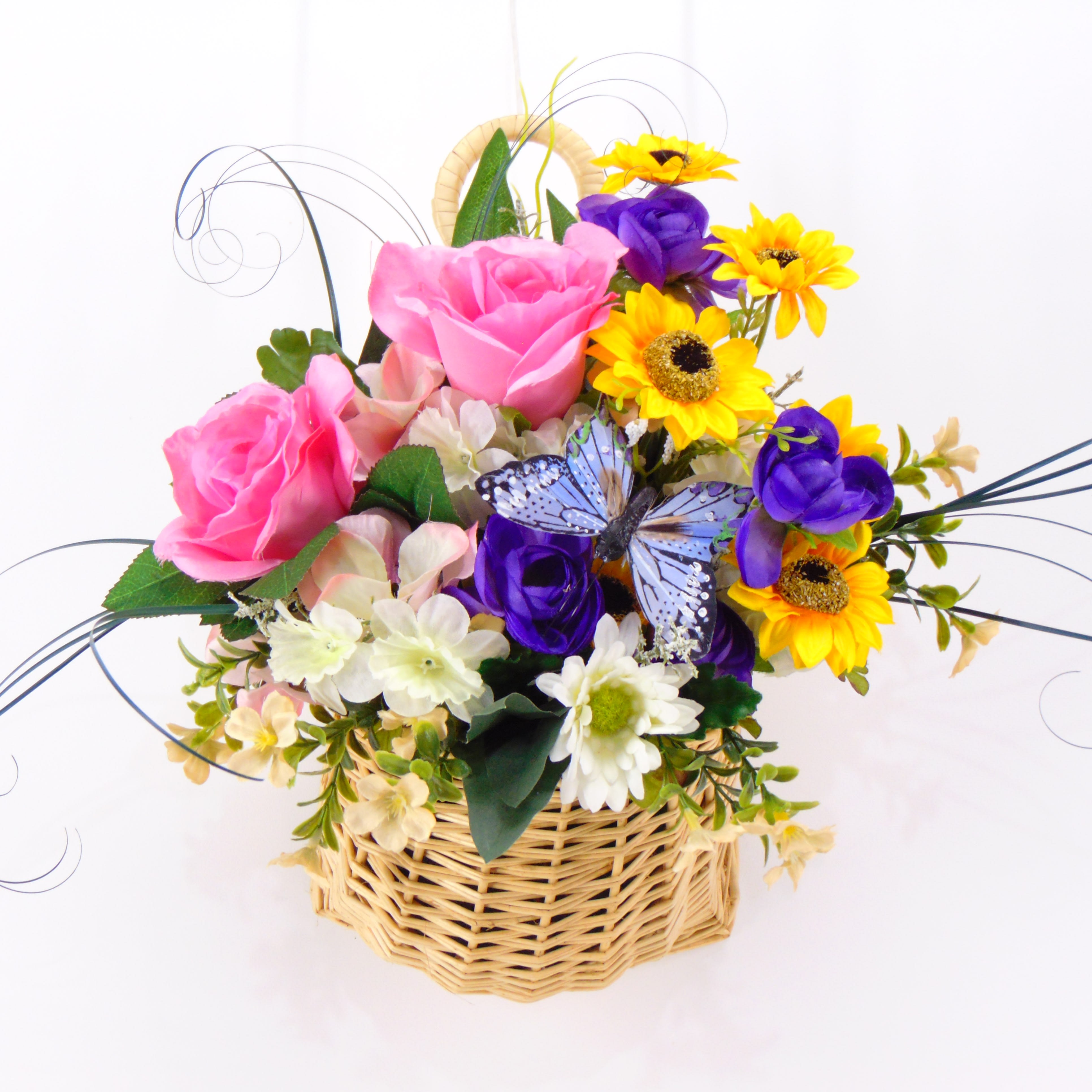 Silk hotsell flower baskets
