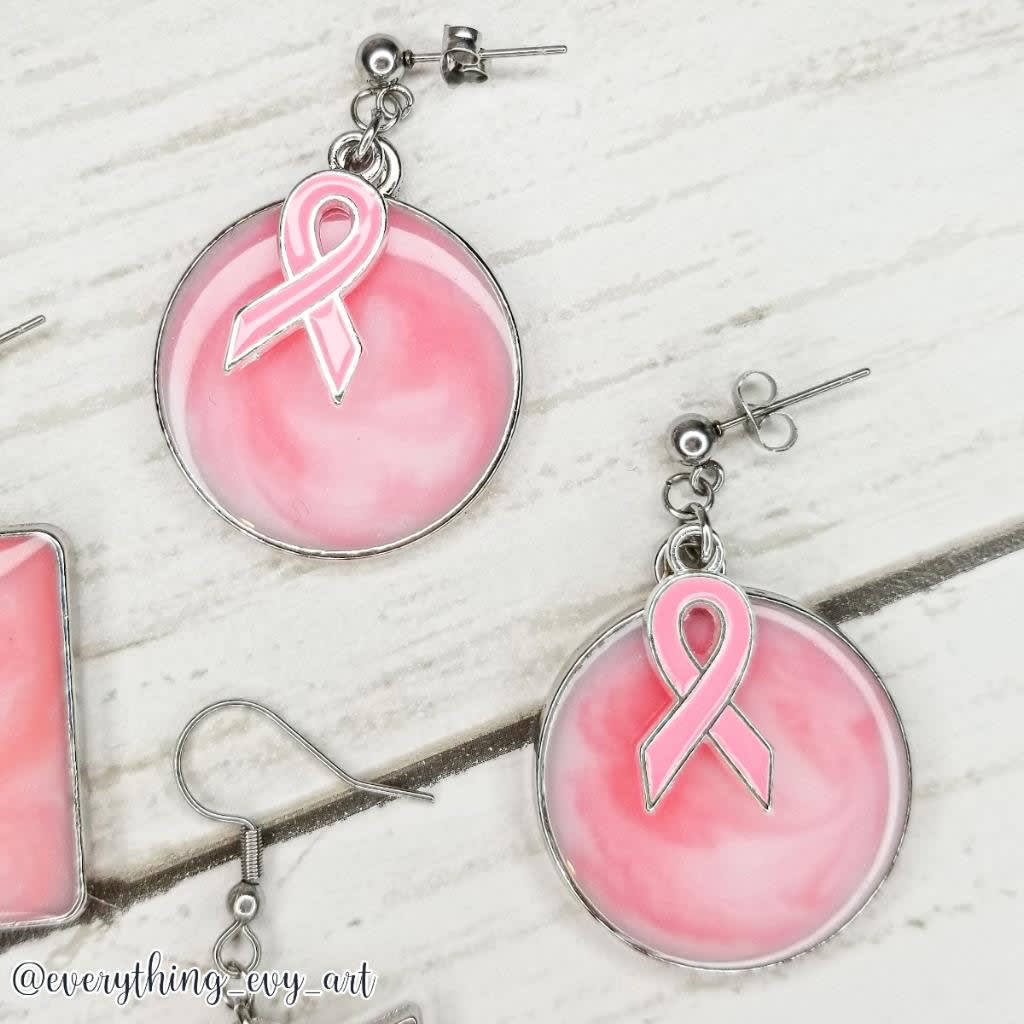 Pink Enamel Ribbon 925 Sterling Silver Earrings Philippines | Silverworks –  SilverWorks
