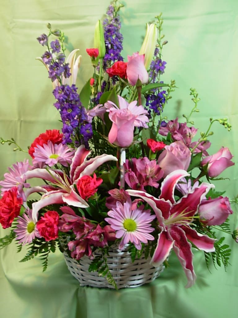 Basket vert pastel shop