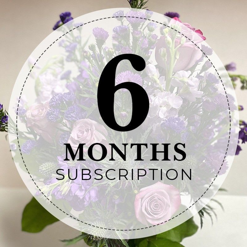6 MONTHS SUBSCRIPTION (Designer's Choice)  -  “The Freshest Flowers Around town”