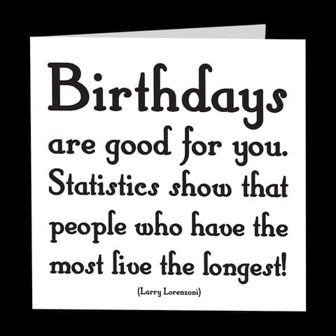 Birthdays - Greeting card