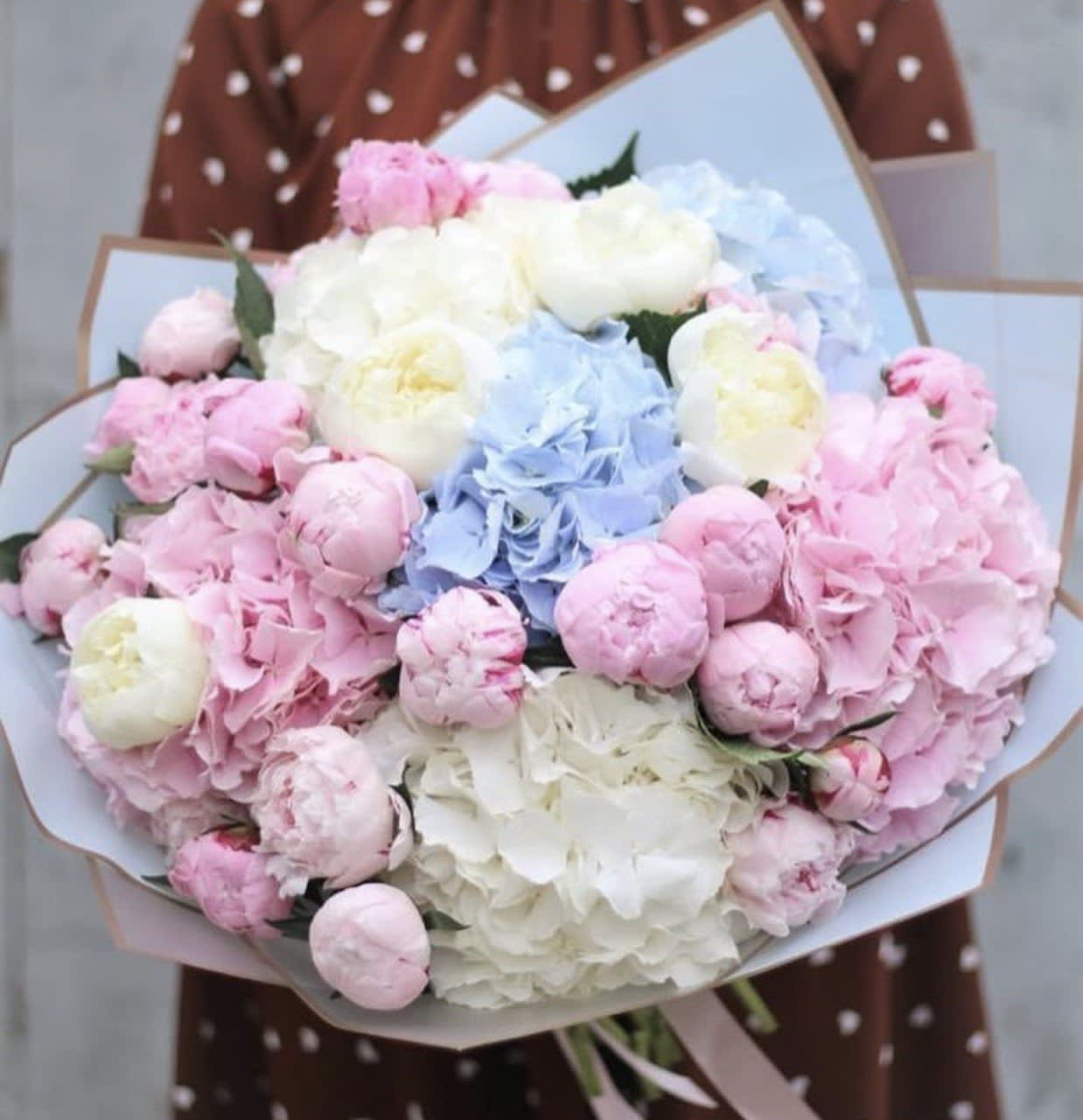 Peonies and Hydrangeas