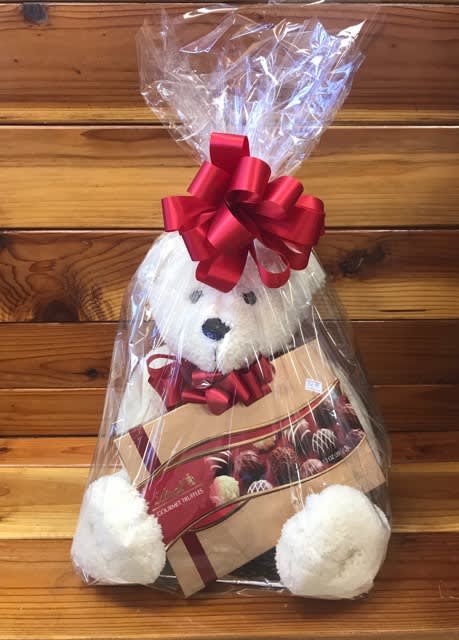 Medium Plush with Chocolate Medium Plush with Chocolate - A medium plush wrapped with a large box of yummy chocolates just waiting for a new home! A perfect bundle for anyone sweet! Please note plush and candy may vary, you may contact us for specific requests or information.
