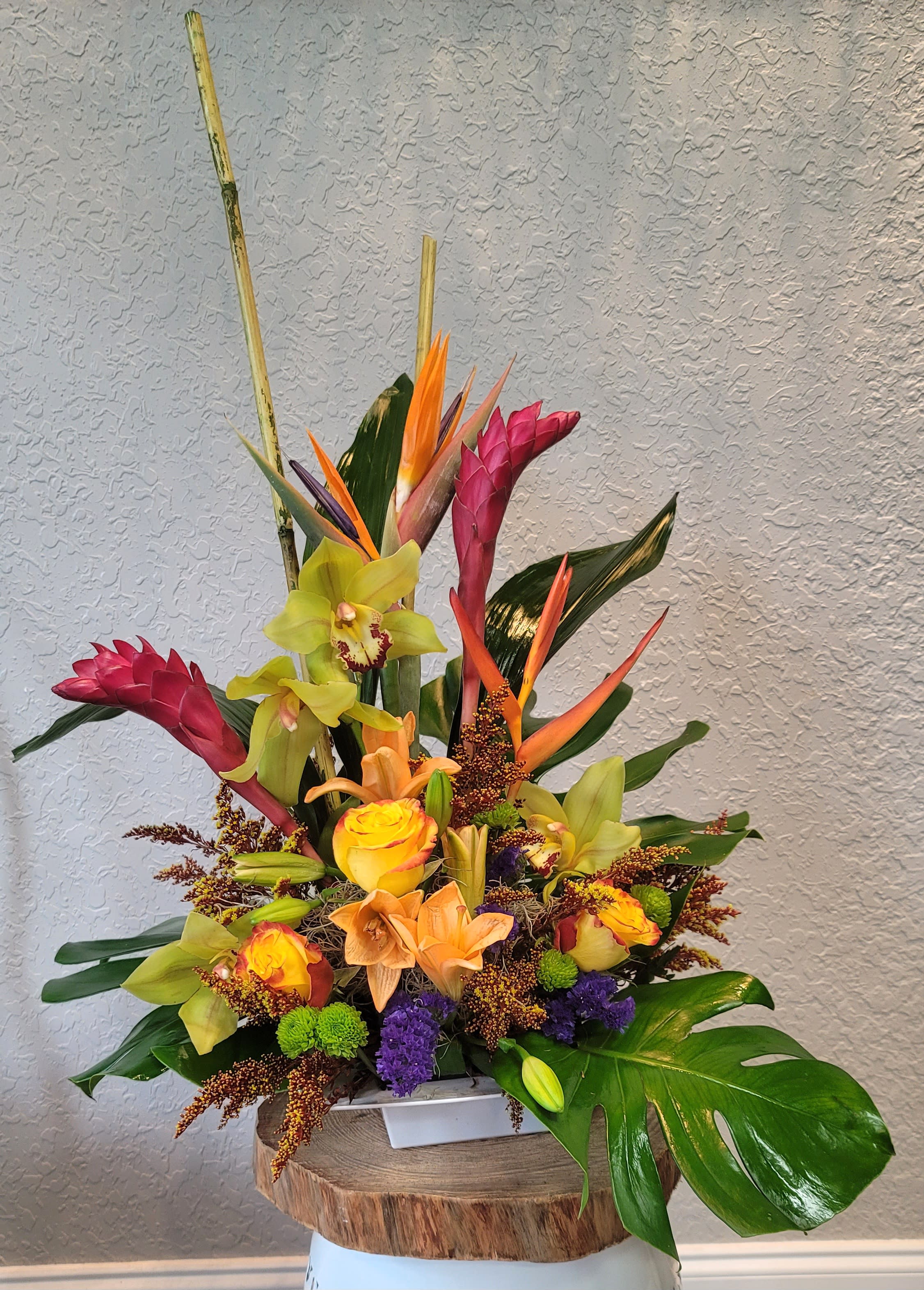 Tropical Dream - Exotic Bouquet with beautiful flowers, 
