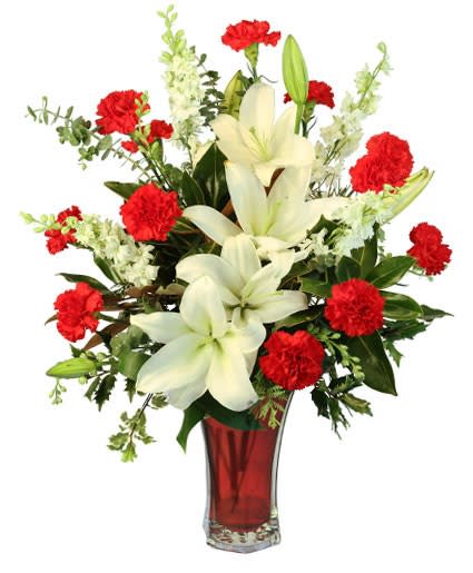Starry Holiday Flower Arrangement Starry Holiday Flower Arrangement - Vase Arrangement