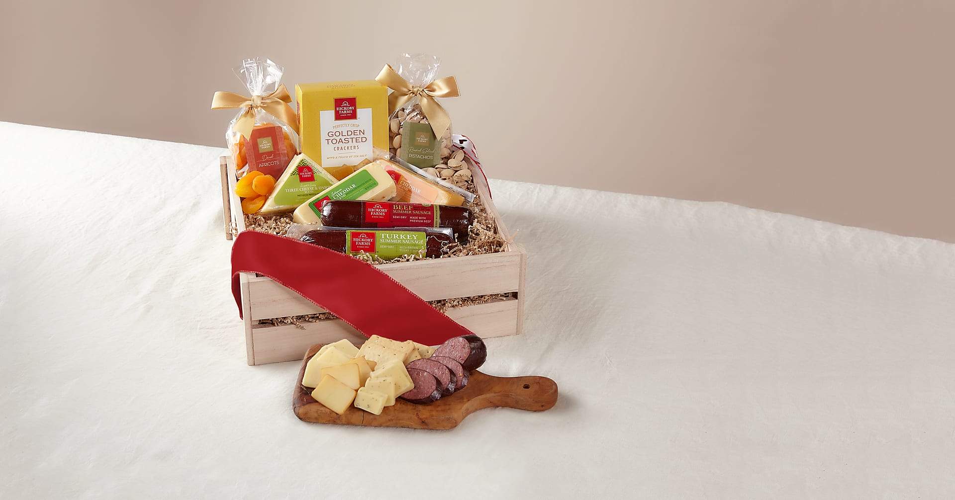 Deluxe Charcuterie Meat & Cheese Gift Basket