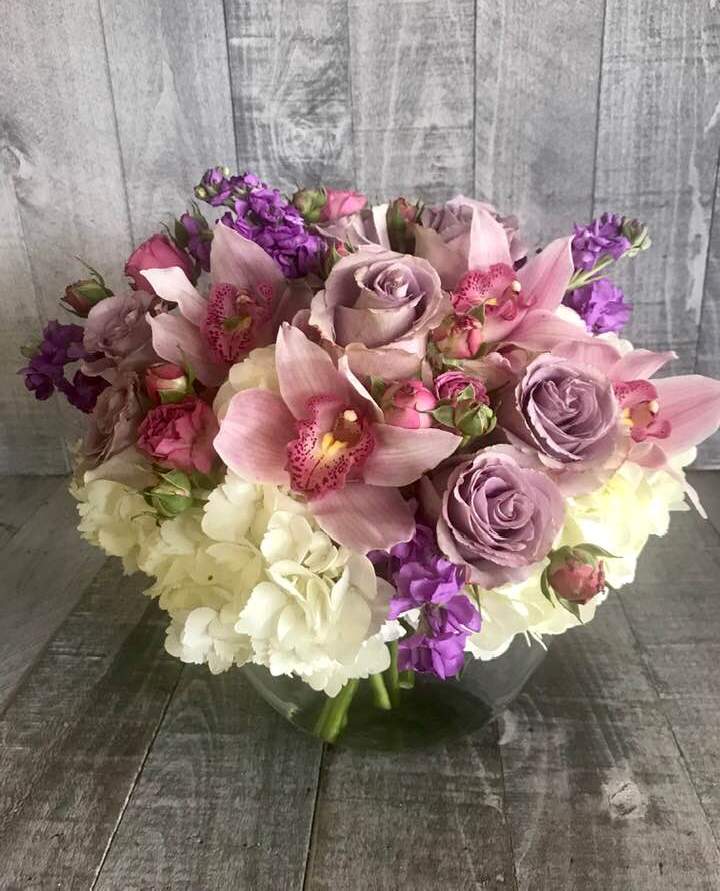 Peony Bouquets, Pink, Purple, Cream