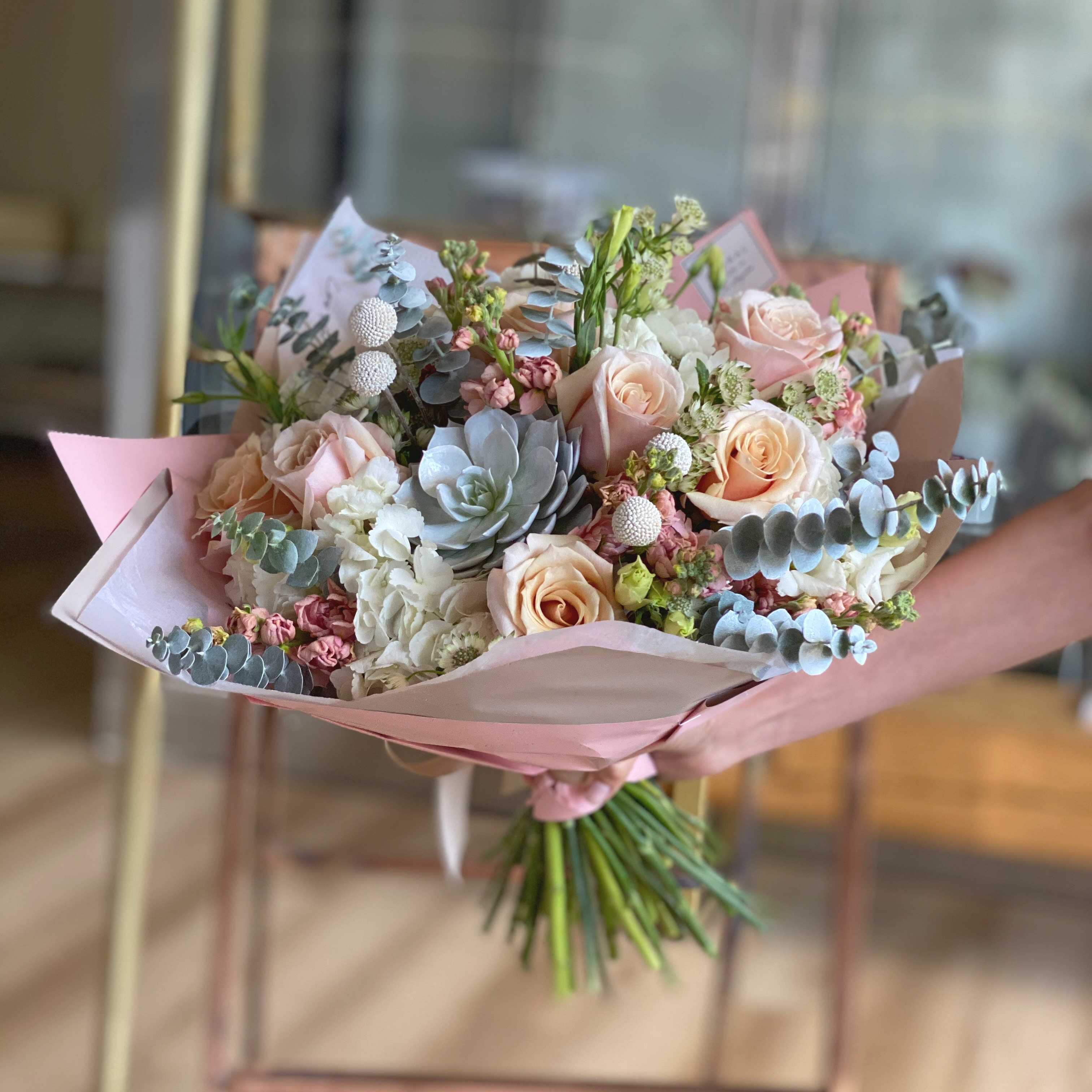 Bouquet sales of succulents
