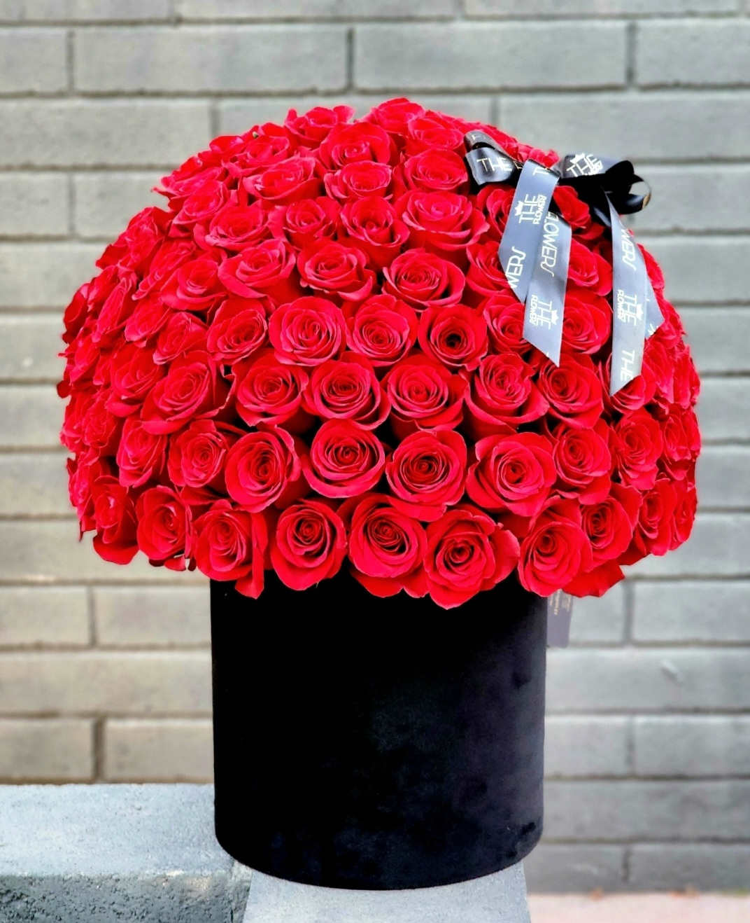 Overwhelming Love - Her heart fluttered with excitement and surprise as she received the gift of 100 red roses. The sheer number of roses was overwhelming, and she couldn't help but feel deeply touched and cherished by the gesture. Each rose represented a token of affection and love, making her feel incredibly special and valued.