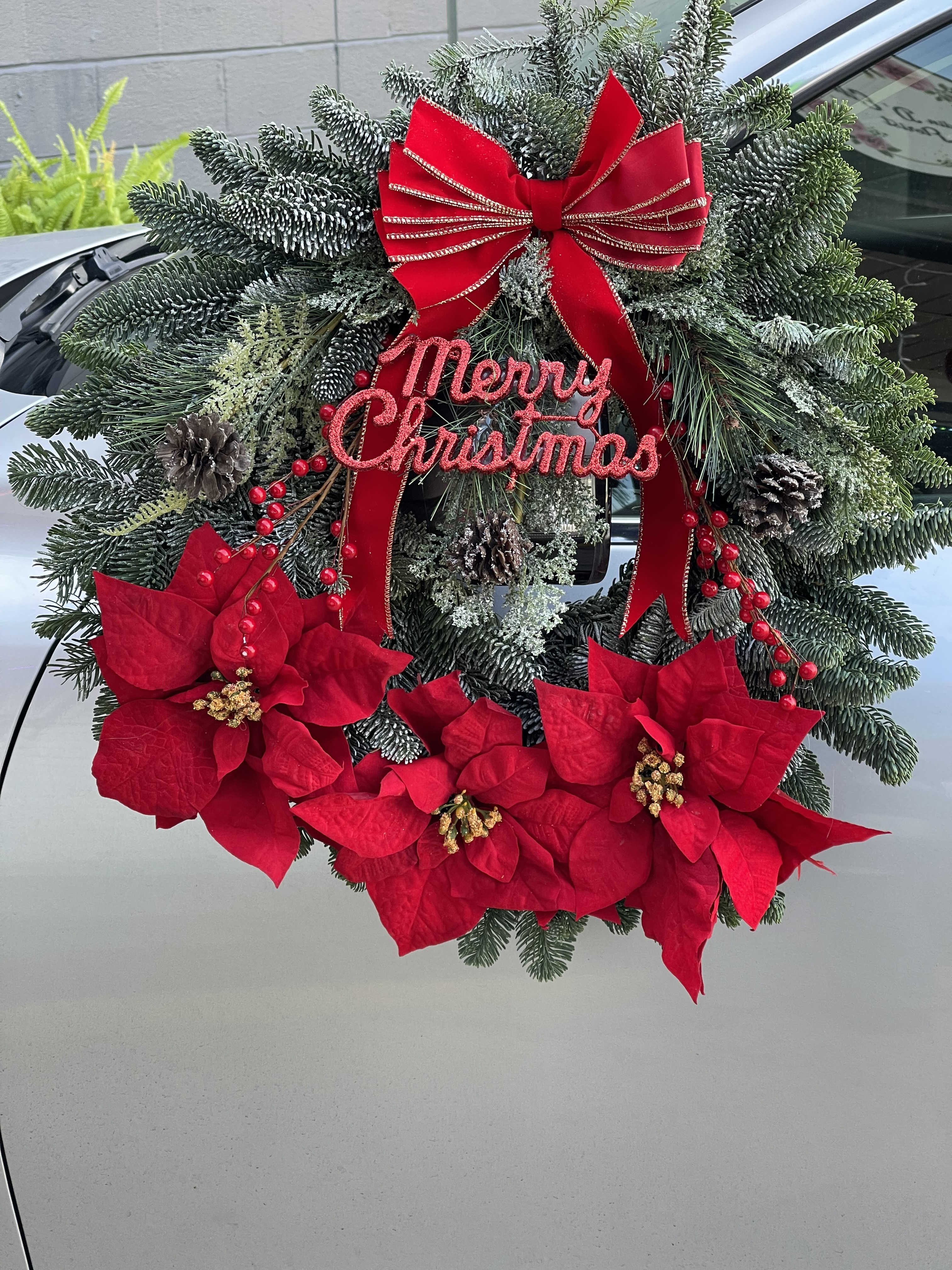 Christmas wreath  - This beautiful wreath can be customized to your color choices 