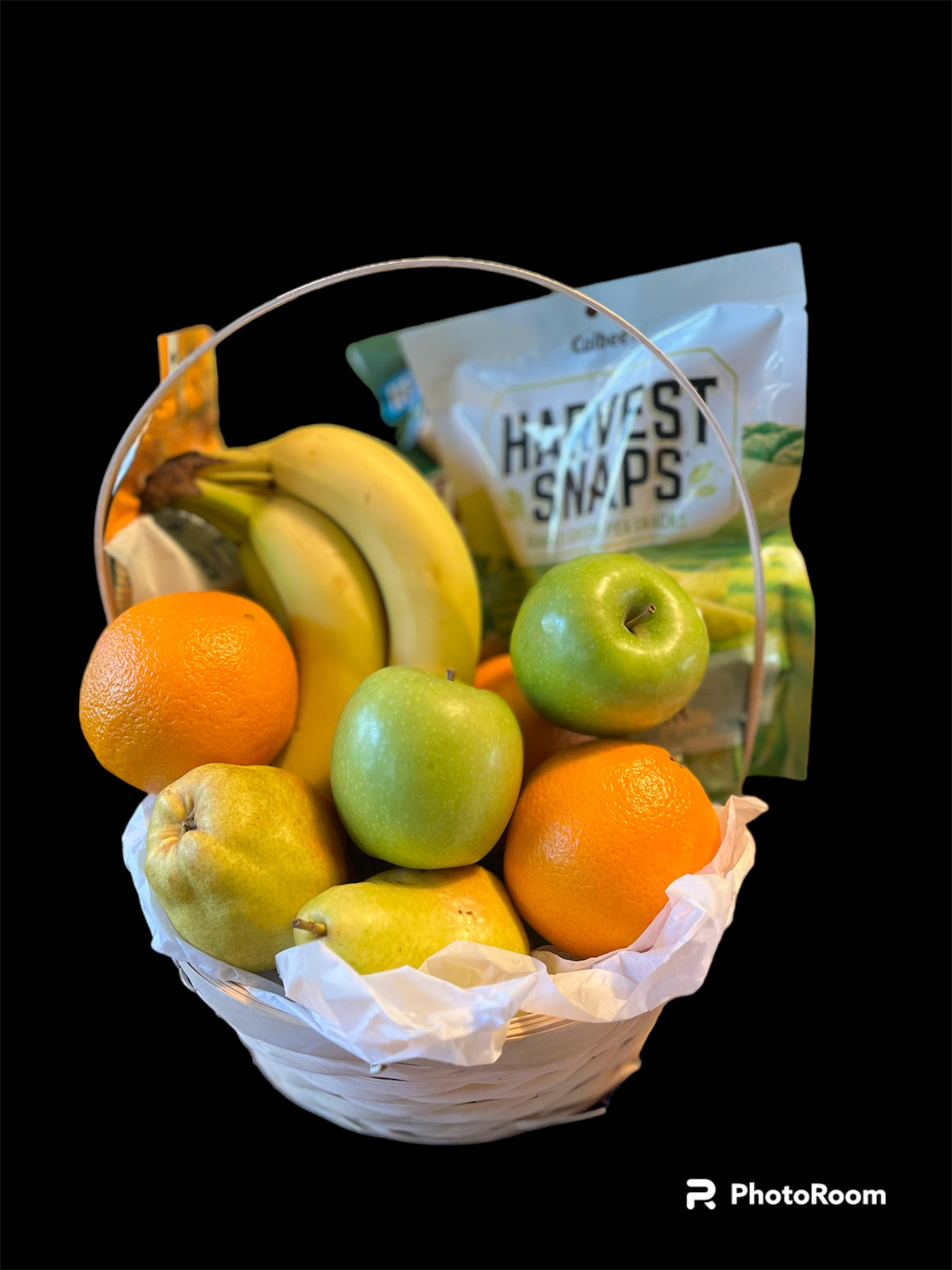 Abundance of Fruit. Abundance of Fruit. - Not sure what to send. Why not send a wonderful fresh basket of fruit and snacks. We put together a wonderful assortment of fresh fruits from in season along with tasty snacks to complement so your receiver gets a bountiful feast of yummies. Shown in Standard.