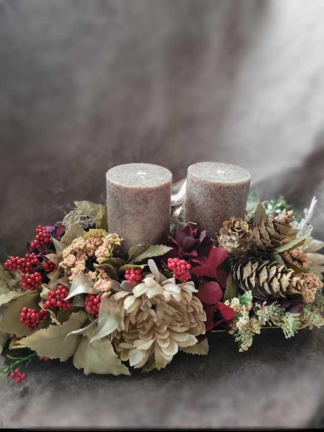 Stay Cozy. It's Christmas! (FAUX FLOWERS) - FAUX FLOWERS