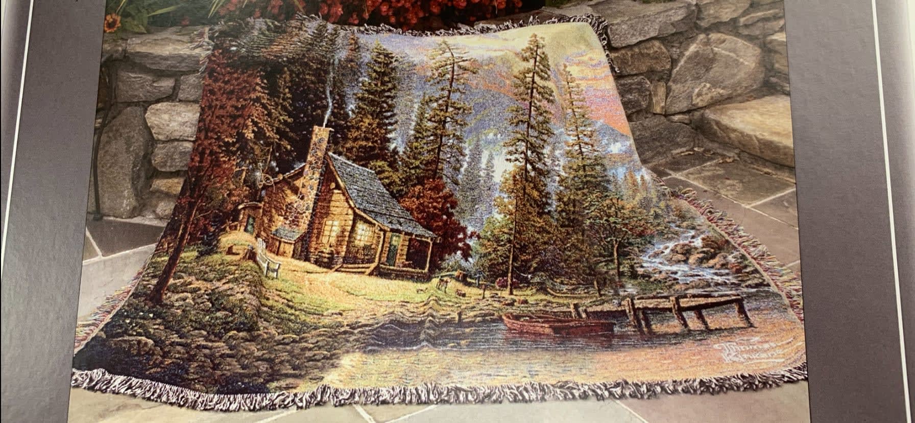 Kinkade tapestry top
