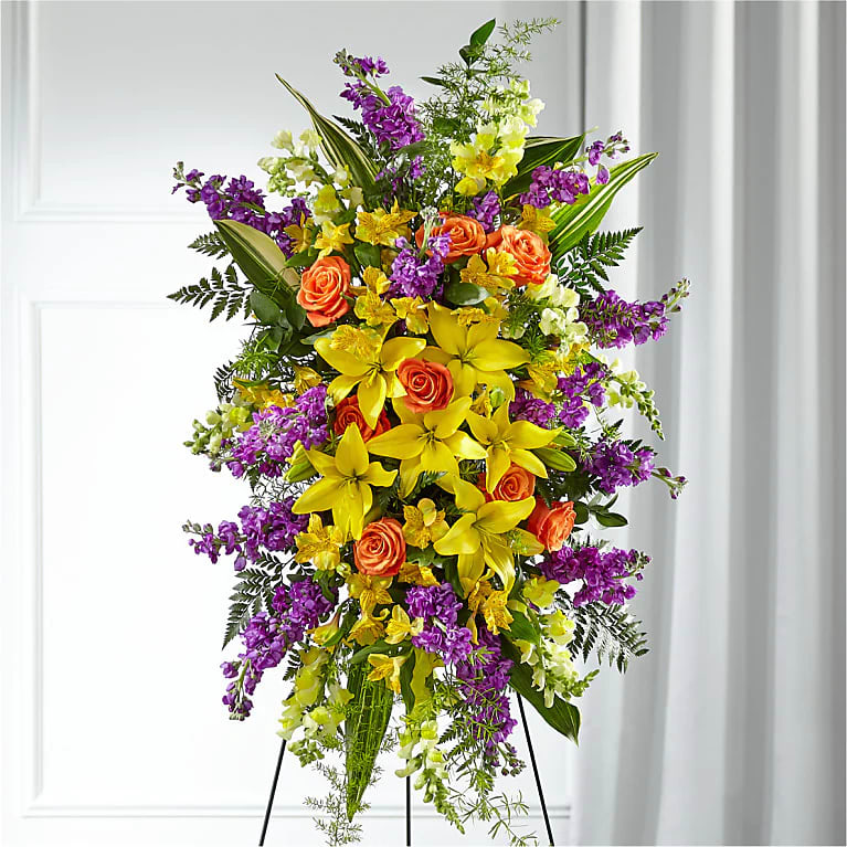 Vibrant Tribute - Vibrant display for a life beautifully lived
