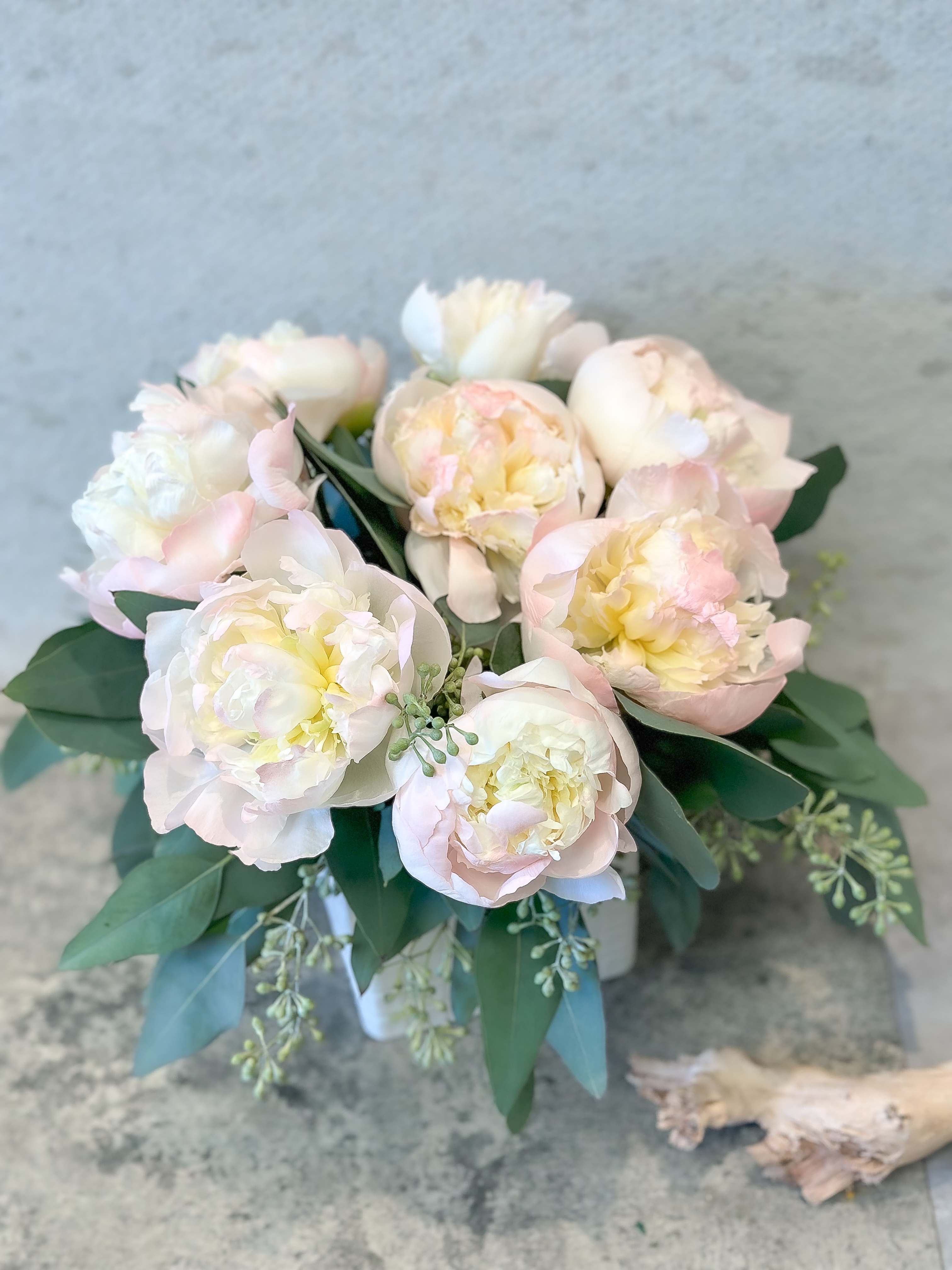 Pretty Peonies Arrangement - Standard - Your order will be arranged approximately as shown on our website.