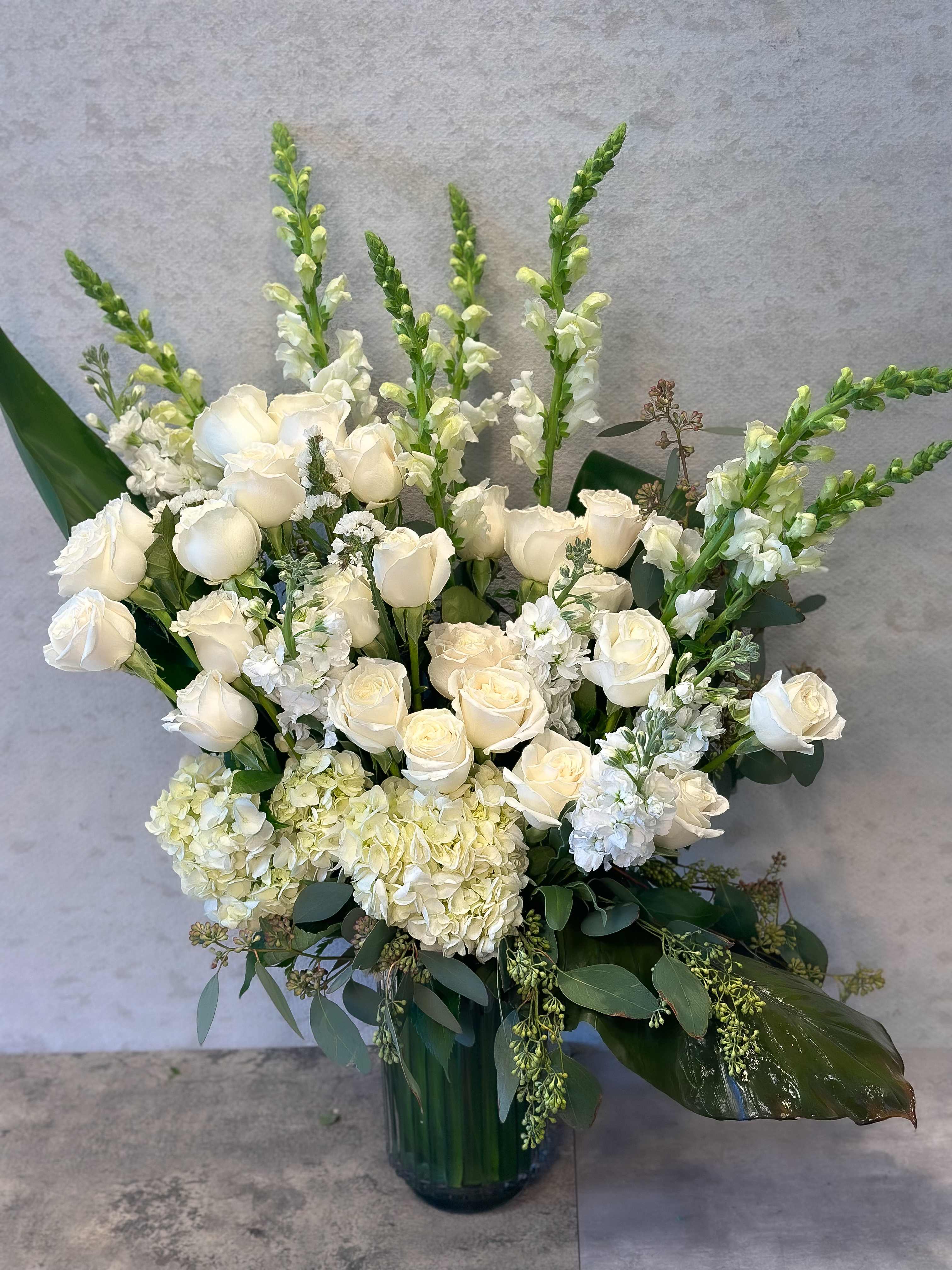 Premium Flowers in Vase 1 - Standard - Your order will be arranged approximately as shown on our website.