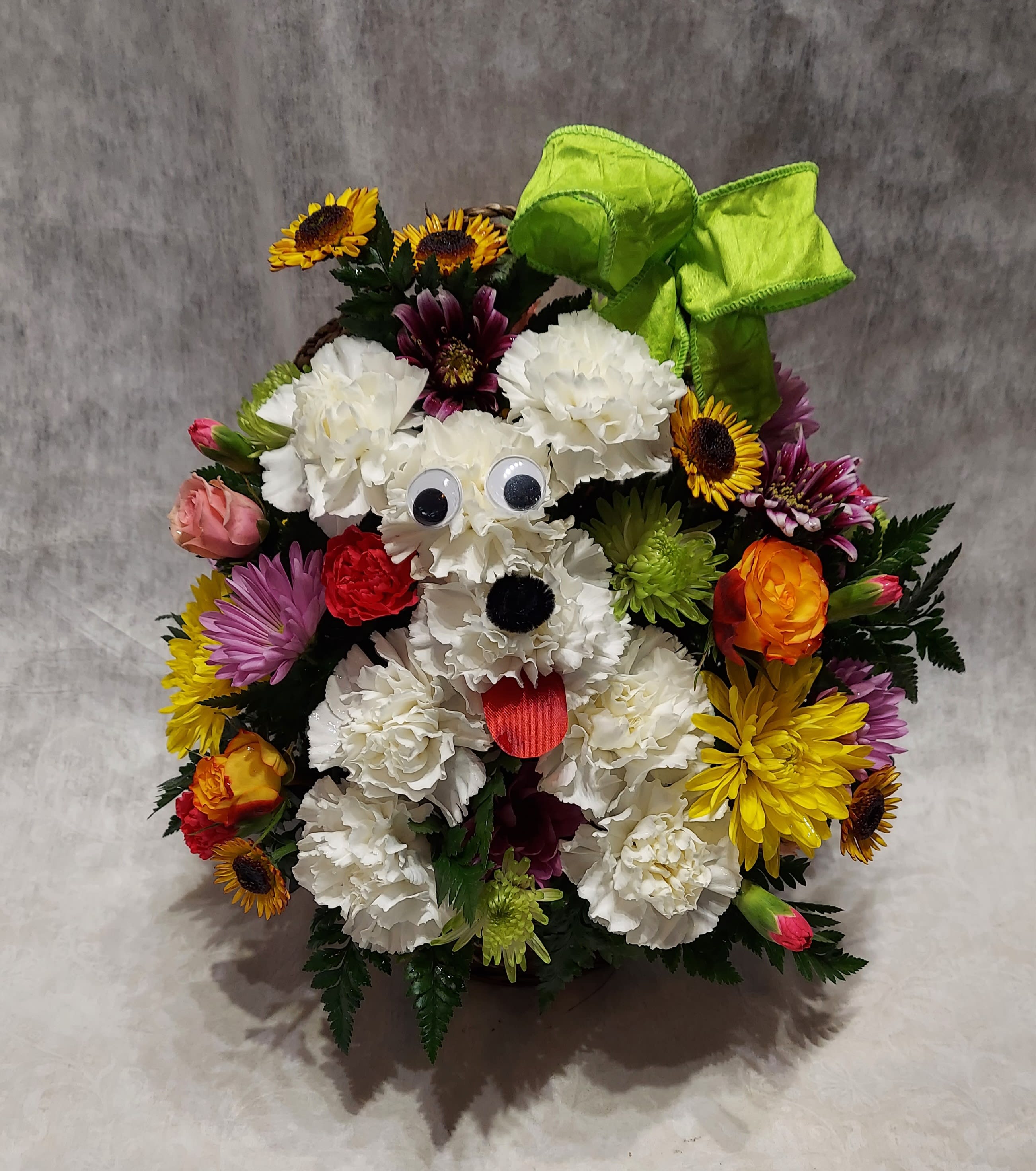 New Puppy Gift Basket Flower Delivery Round Rock Texas - Floral Fabulous