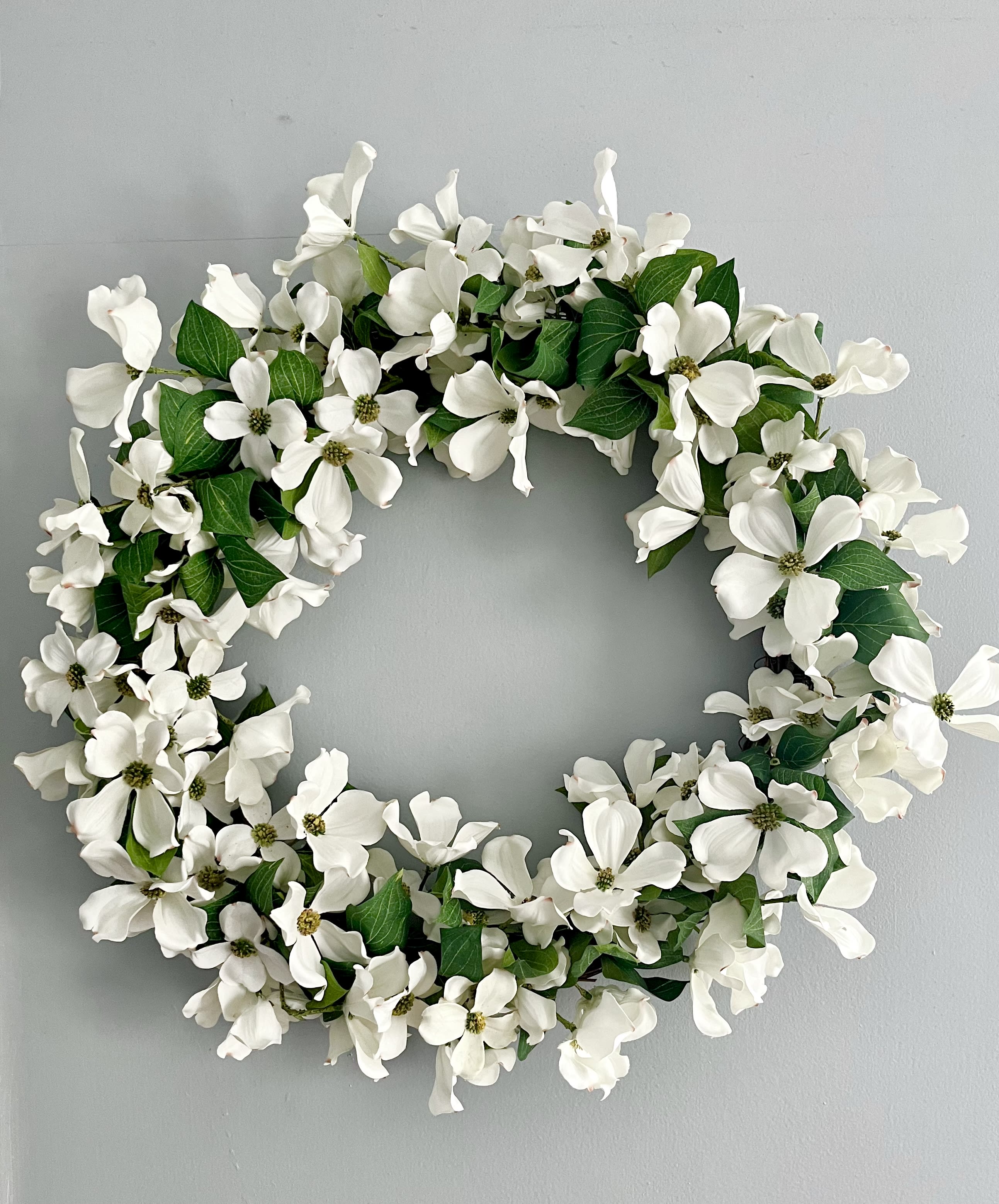 White Floral Wreath