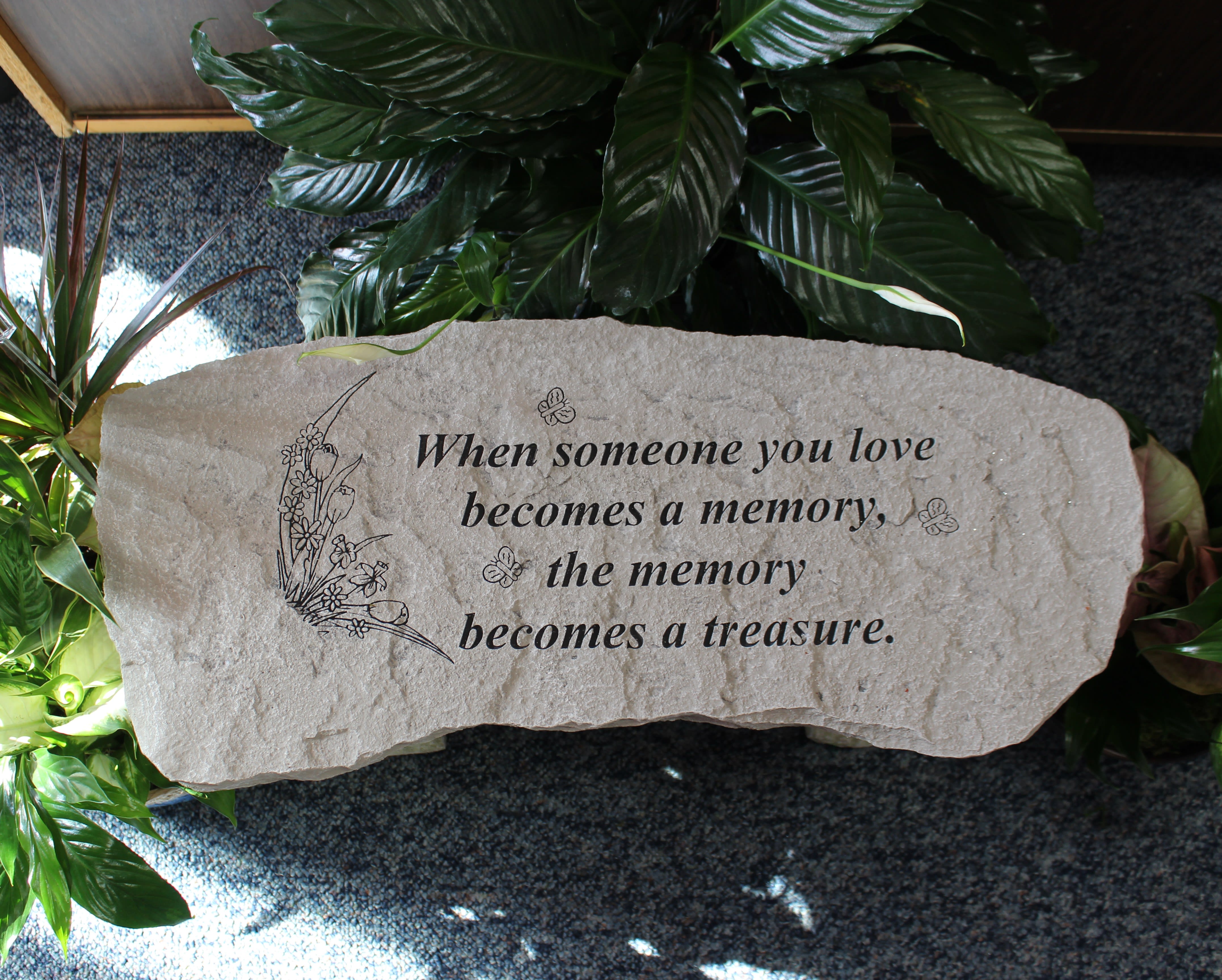 When someone you love - Bench - garden bench 29&quot; x 12&quot;