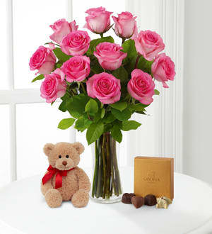 Stuffed rose on sale