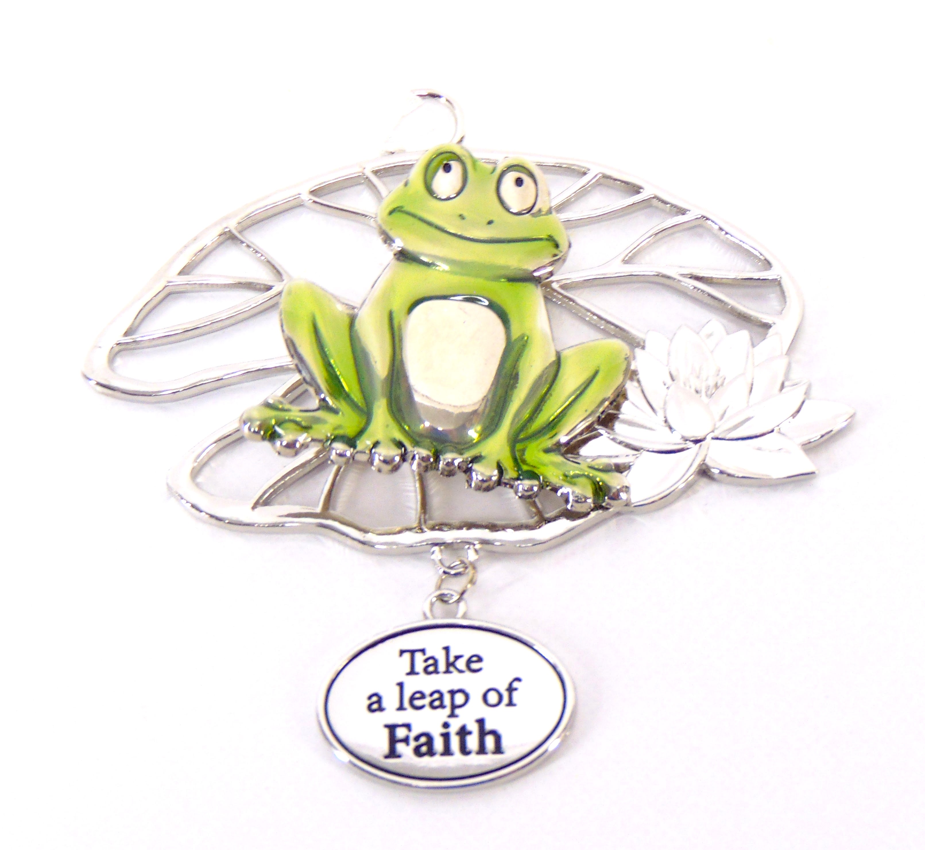 Take a Leap of Faith Ornament - Frog Ornament