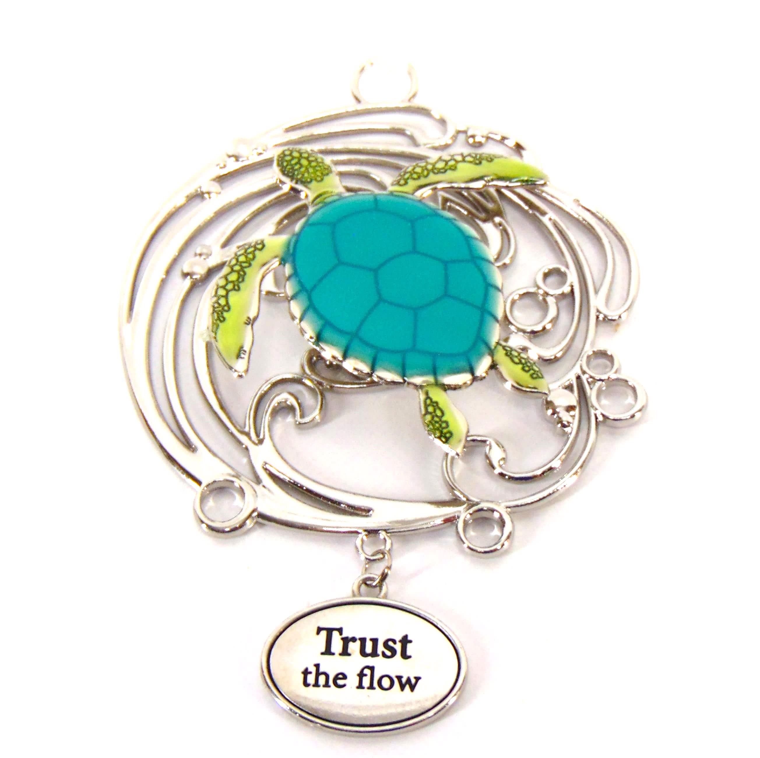 Trust the Flow Turtle Ornament - Turtle Ornament