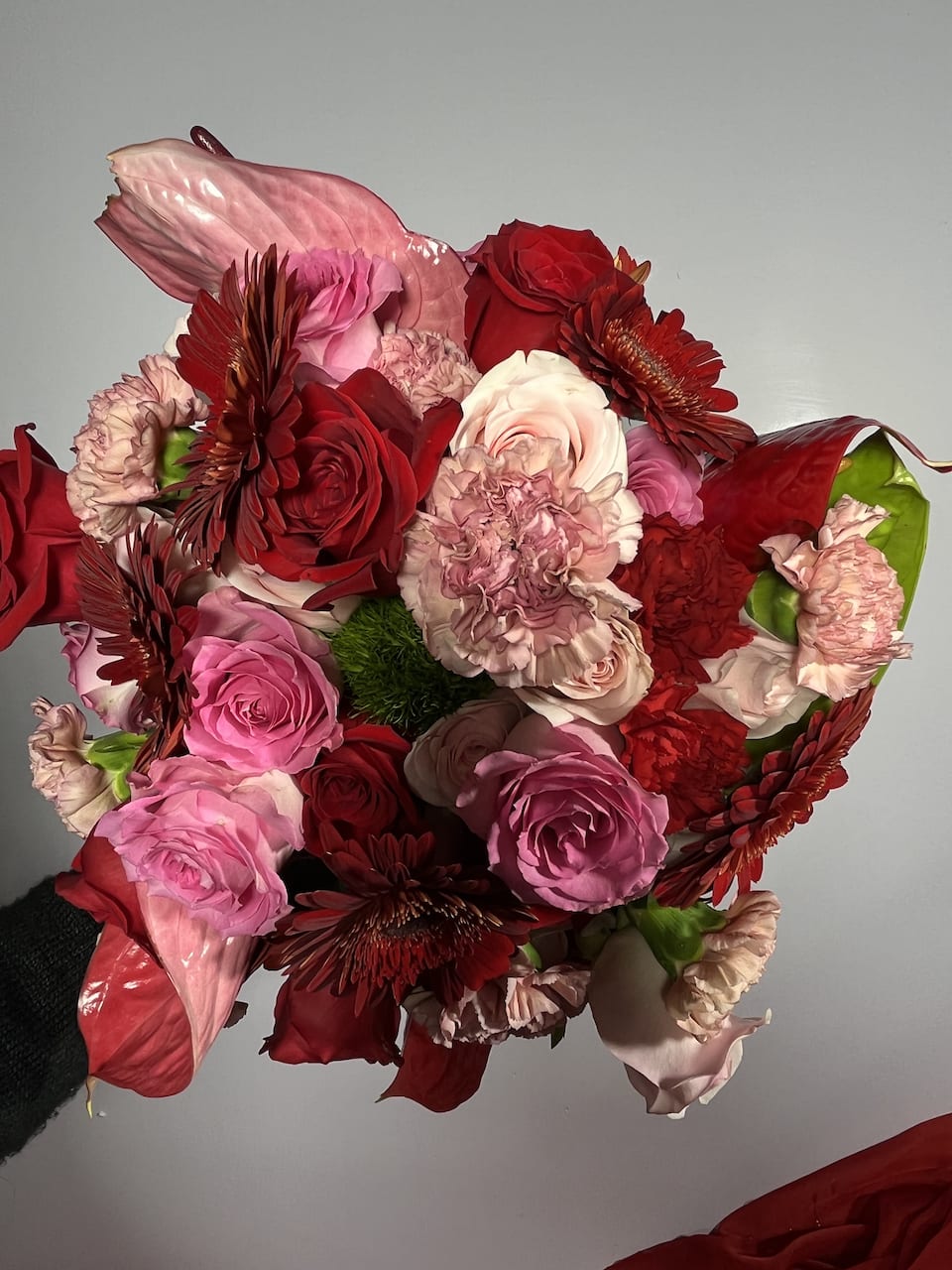 Pink Red Melody - A beautiful bouquet of pink and red florals, as melody mix for that special someone carnations, roses, daisey  