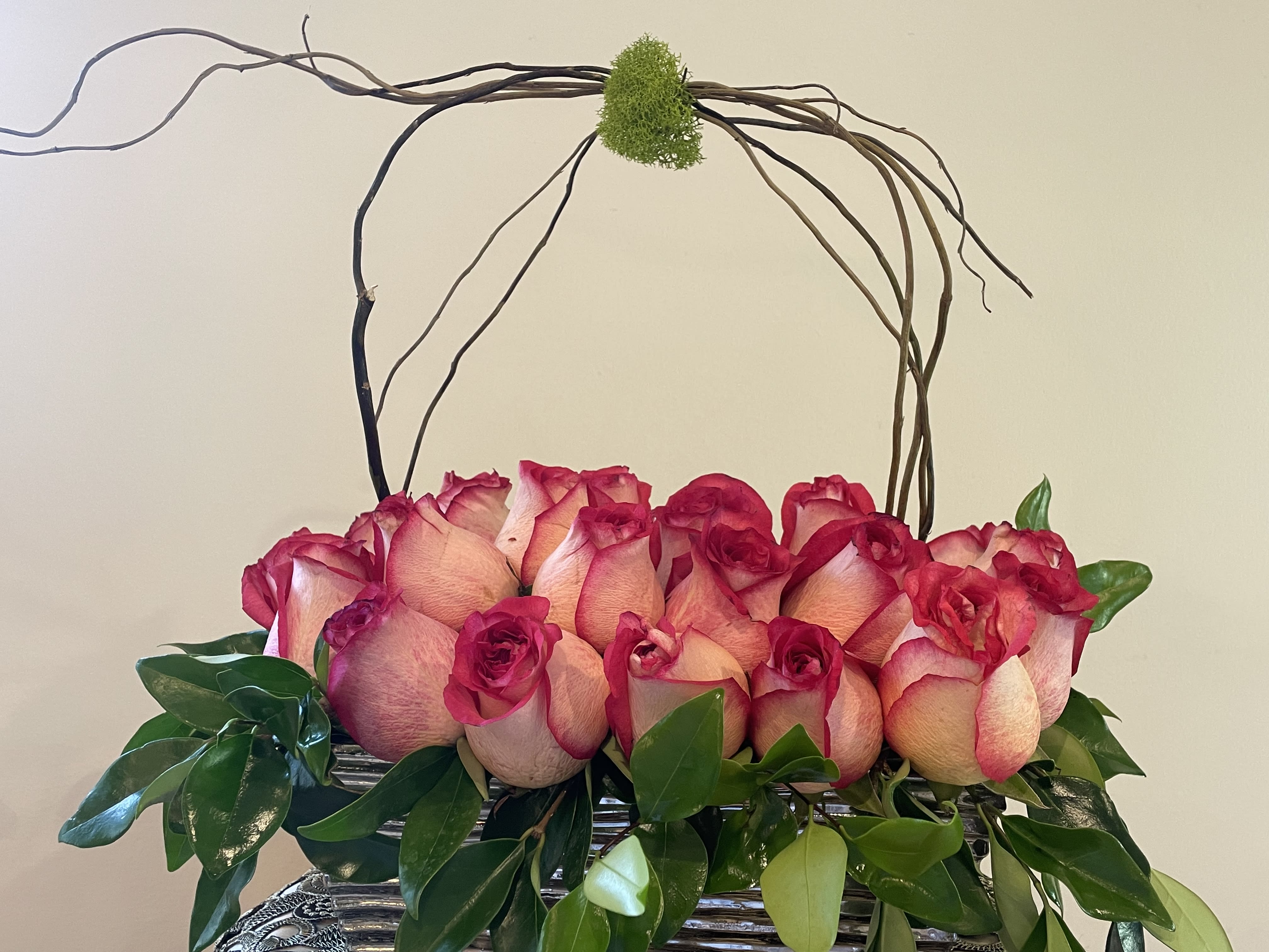 Pink frosting Pink frosting - Jumbo pink roses